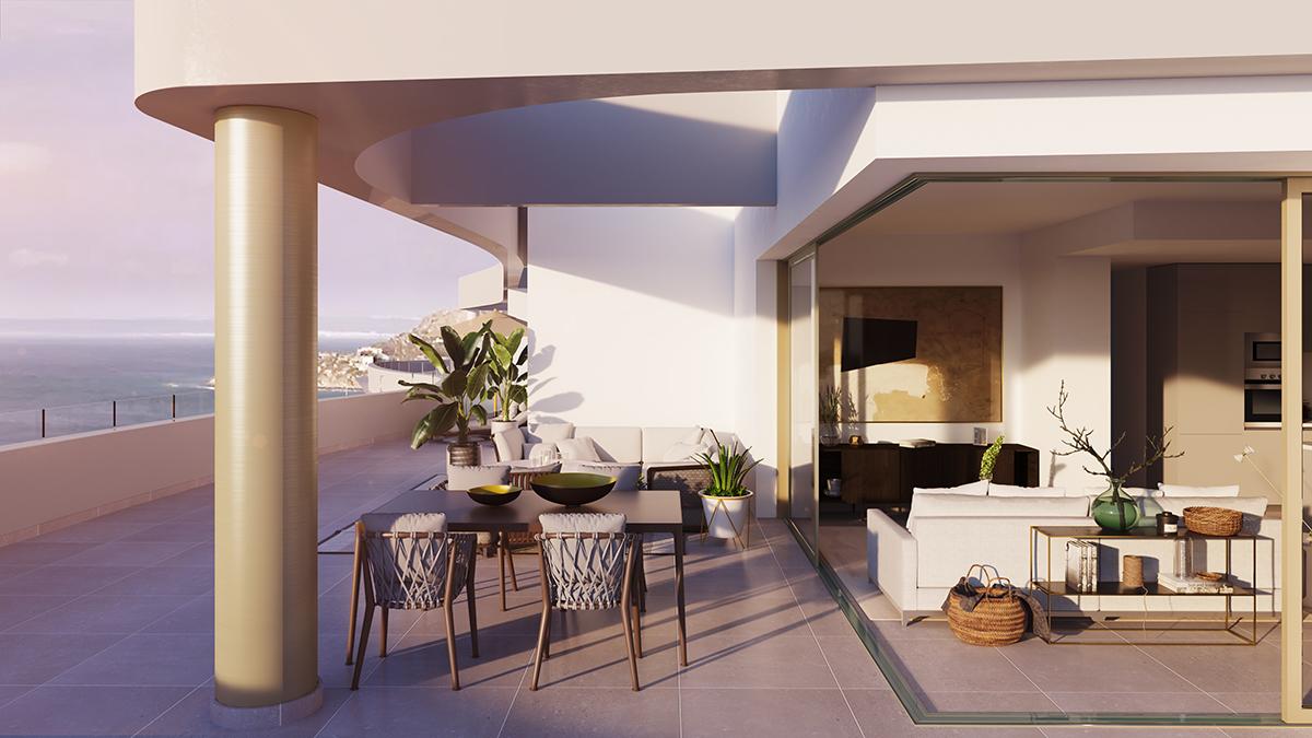9440 square metres of prime Costa del Sol land transformed into an iconicresidential resort that brings new standards of quality to its Mijas Costalocation.