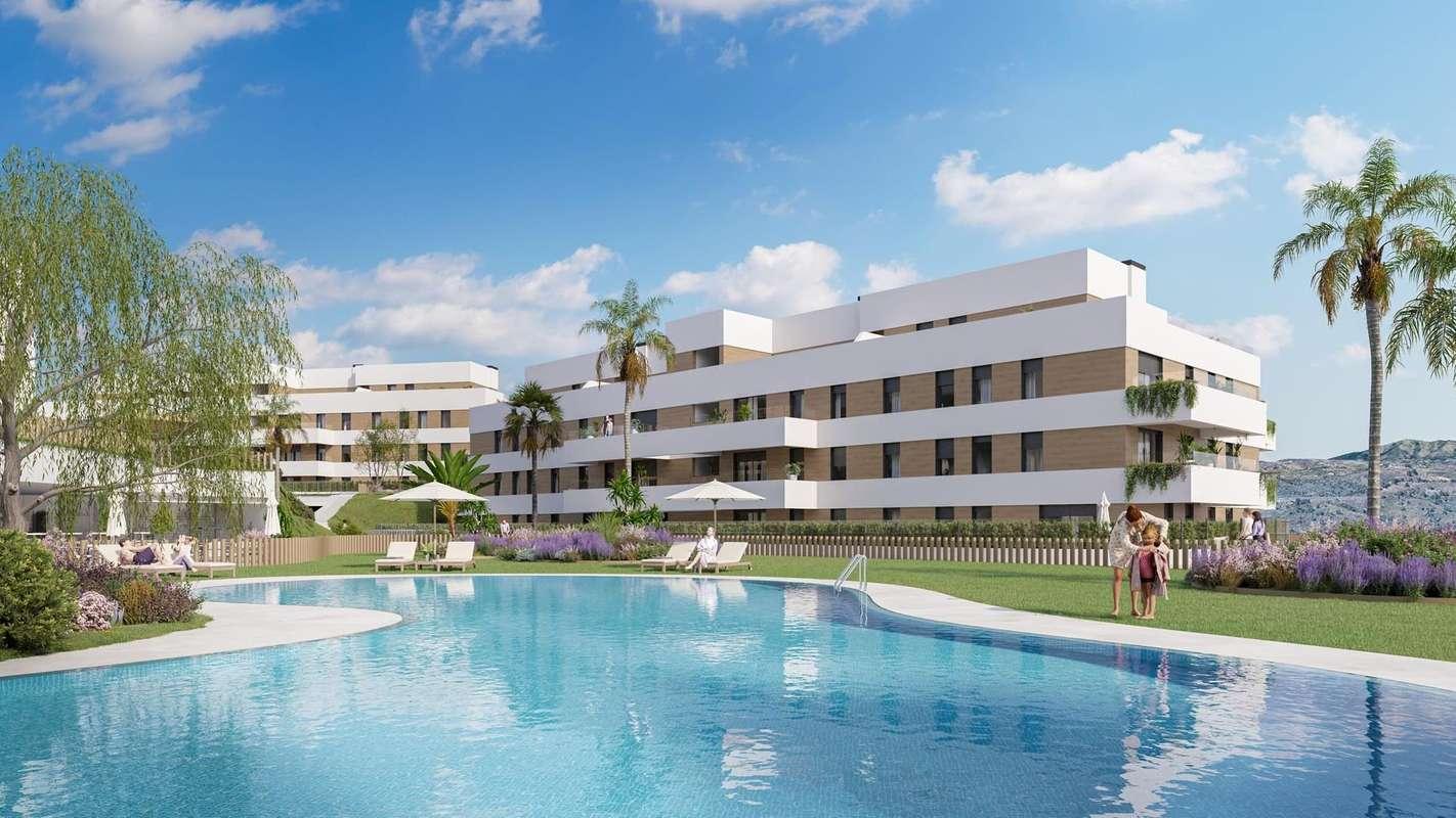 Apartamentos y Áticos de 1, 2 y 3 Dormitorios junto al Golf en La Cala de Mijas