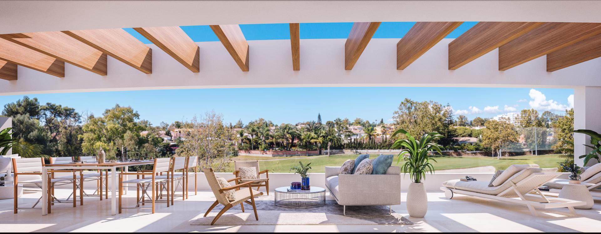 Breeze is a spectacular project of 34 amazing apartments and penthouses, located in front line golf in Marbella