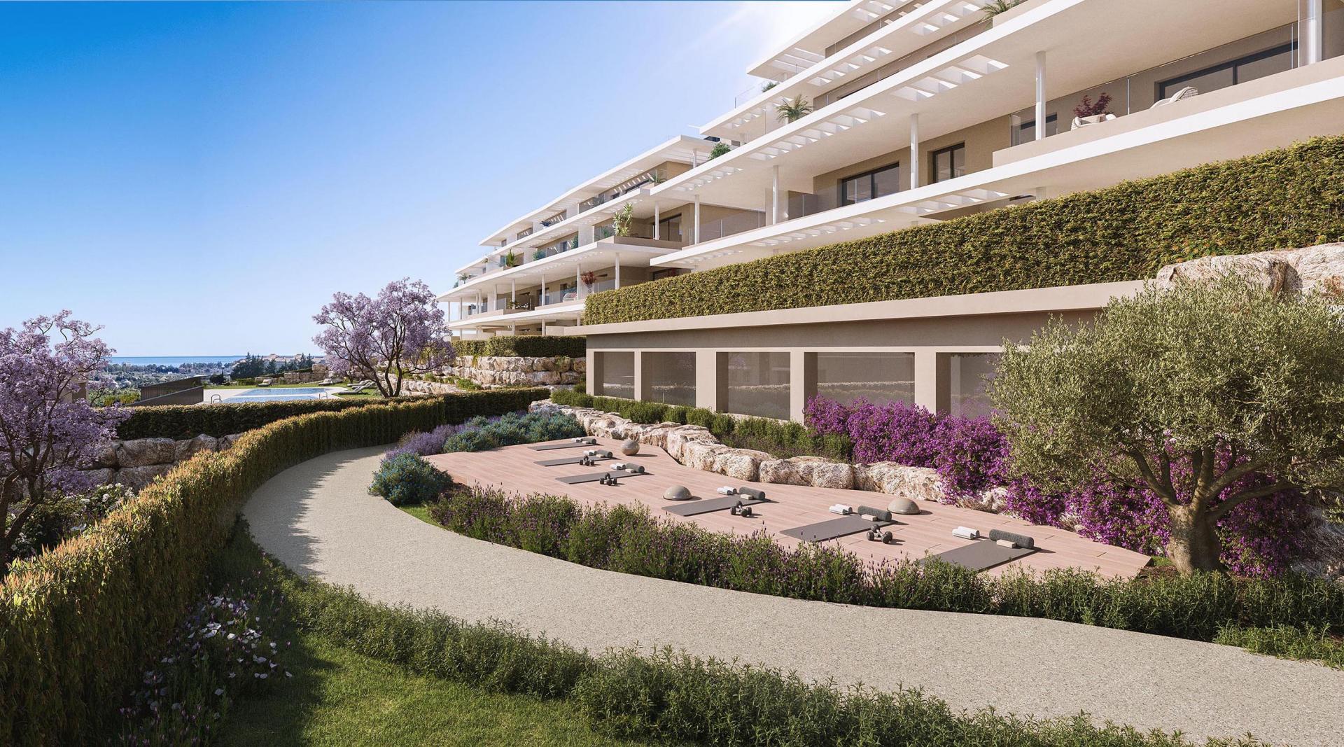 Capri, elegant apartments and penthouses overlooking the Mediterranean sea in Estepona