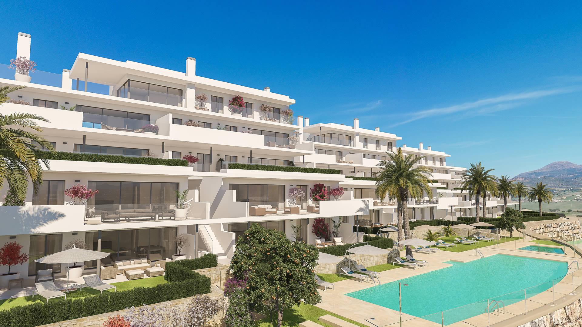 Las Terrazas de Cortesín Bon Air, modern apartments and penthouses in the prestigious Finca Cortesín