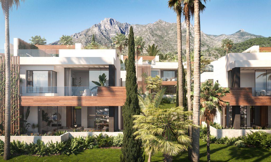 Semi-fritliggende villa til salg i Sierra Blanca, Marbella Golden Mile