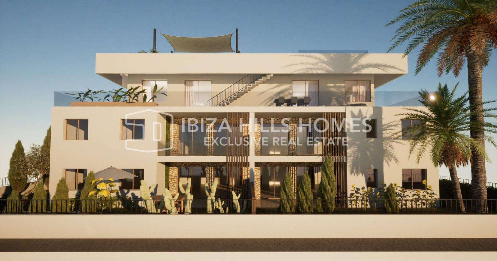 Exclusivo Nuevo Proyecto: Ático de 3 Dormitorios en Jesús, Ibiza – Lujo, Elegancia y Tradición Combinados