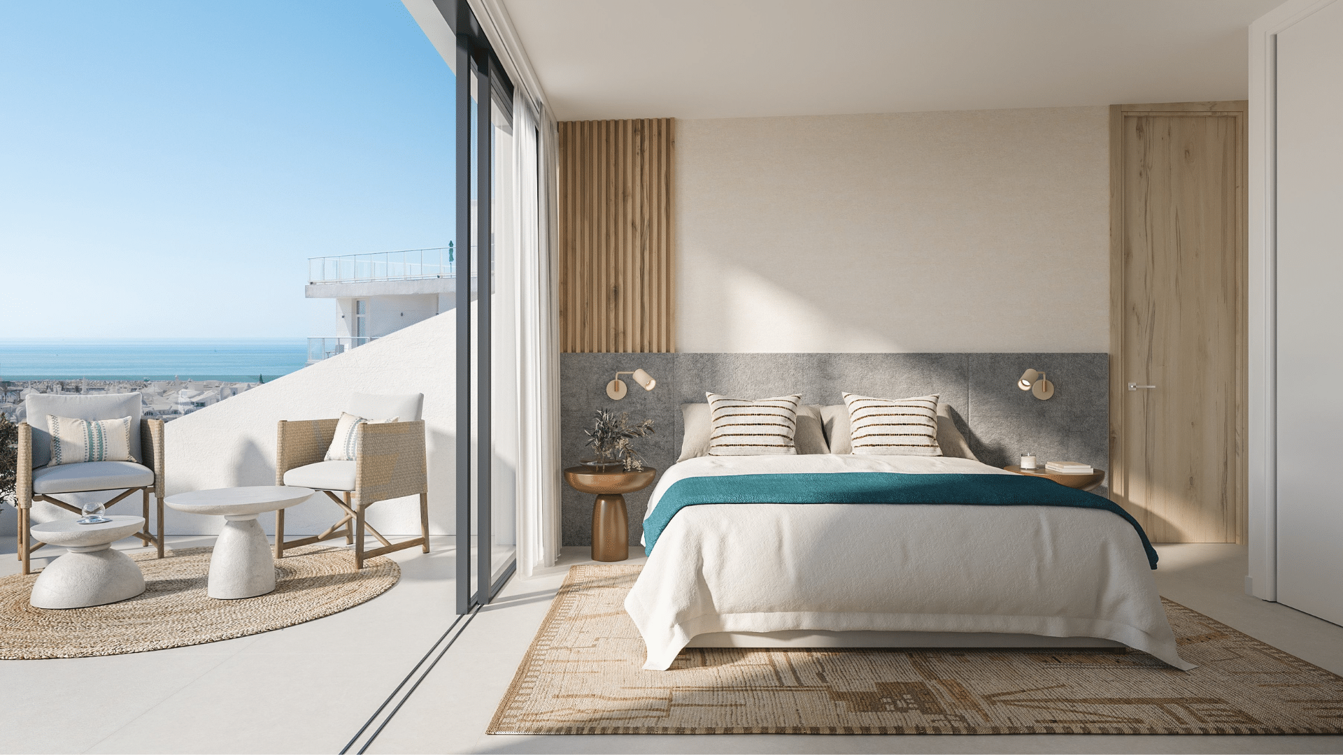 Modern penthouse in a designer building near Puerto Marina