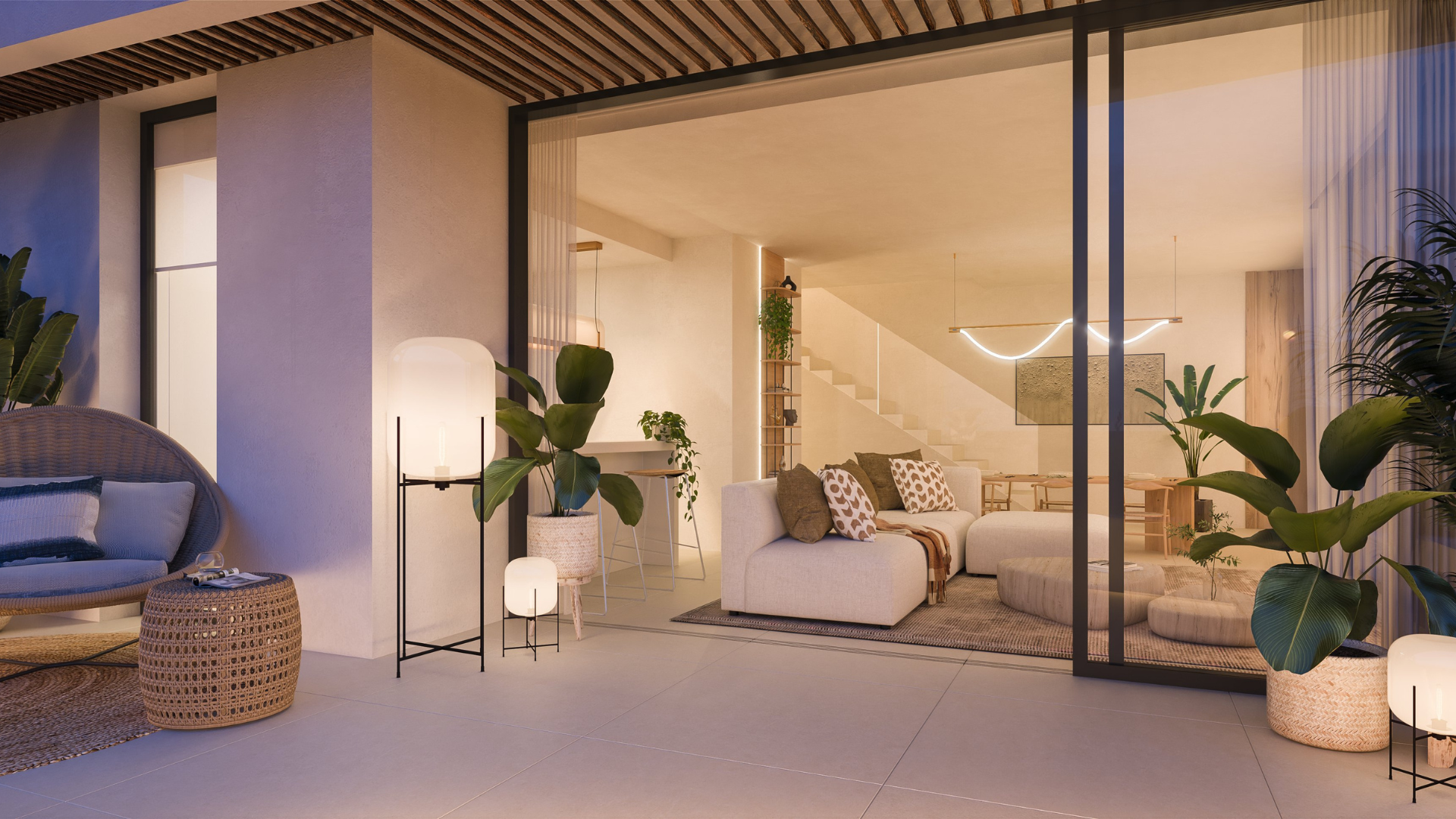 Modern penthouse in a designer building near Puerto Marina