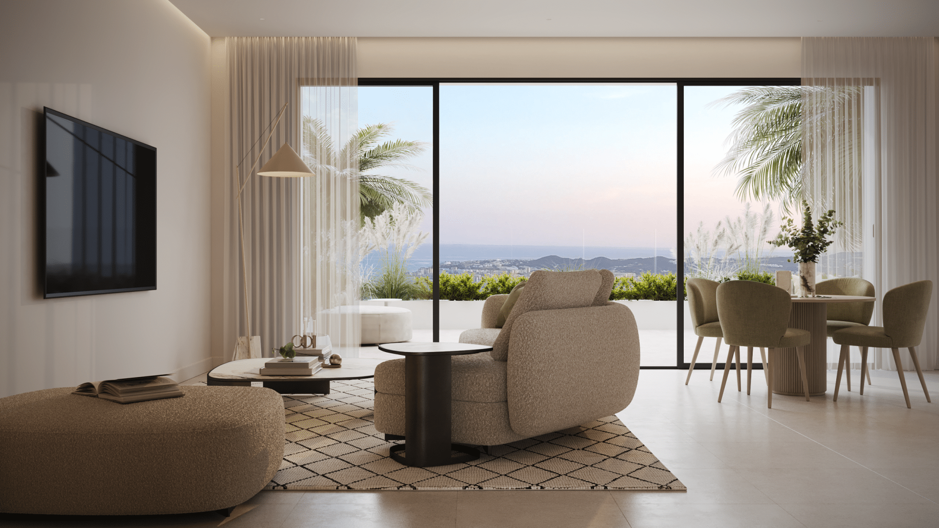 Ático dúplex con terrazas panorámicas vistas al mar en la prestigiosa urbanización el Higuerón