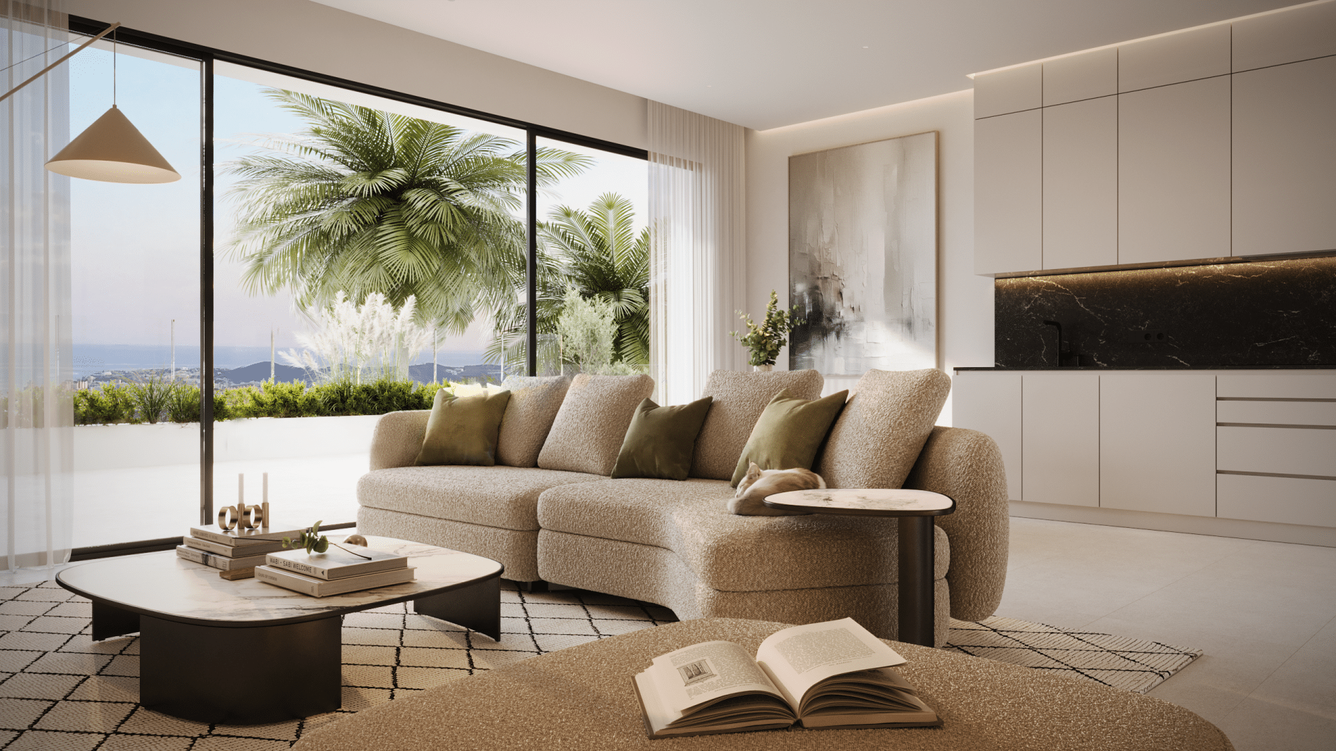 Ático dúplex con terrazas panorámicas vistas al mar en la prestigiosa urbanización el Higuerón