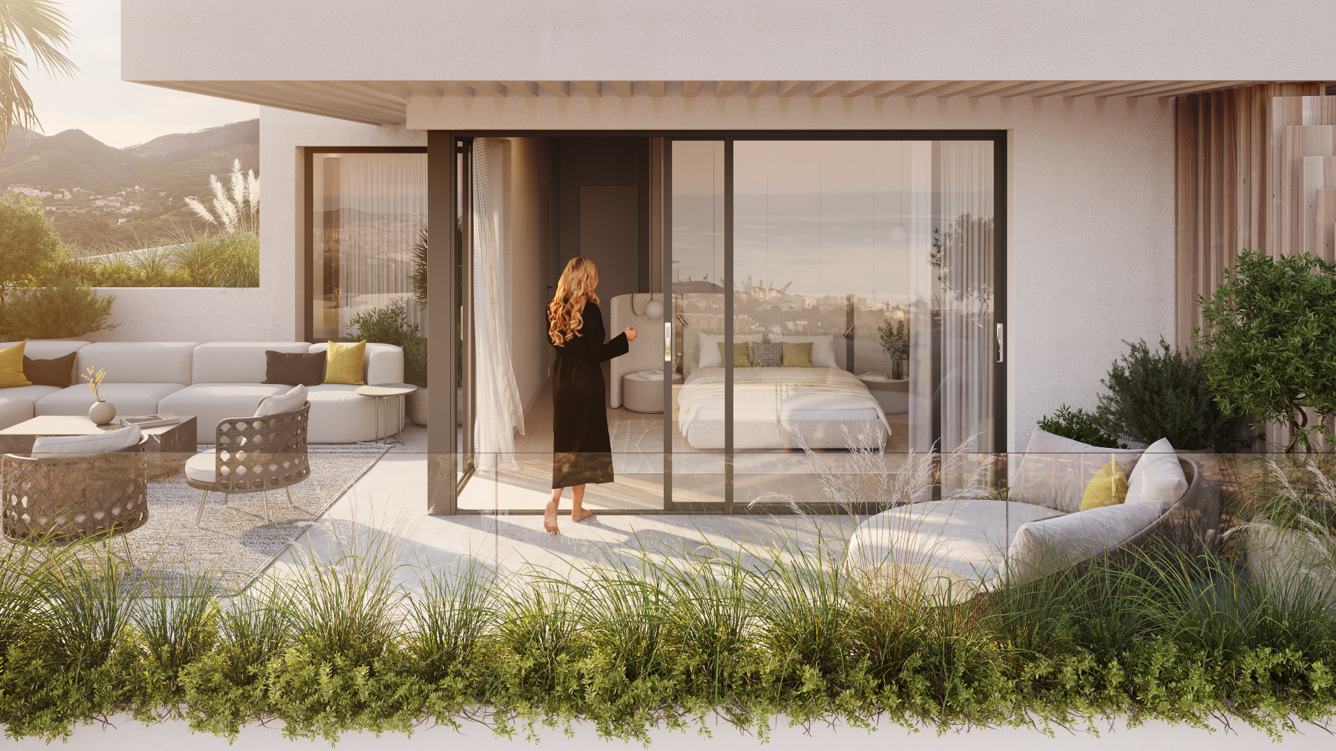 Ático dúplex con terrazas panorámicas vistas al mar en la prestigiosa urbanización el Higuerón