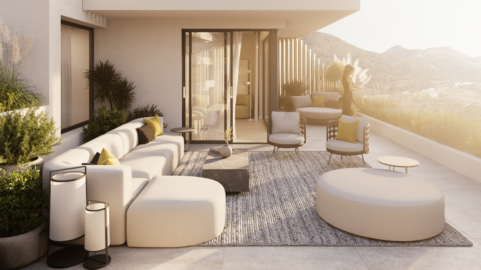 Ático dúplex con terrazas panorámicas vistas al mar en la prestigiosa urbanización el Higuerón