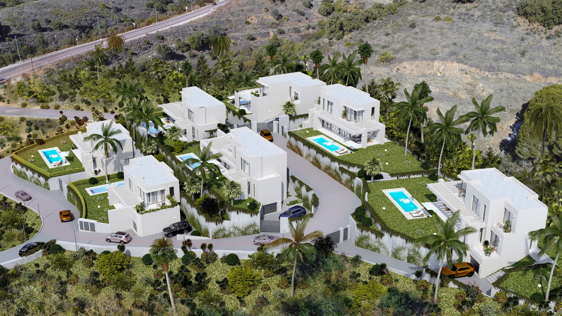 Coqueta villa con ascensor inmersa en la naturaleza de Mijas pueblo