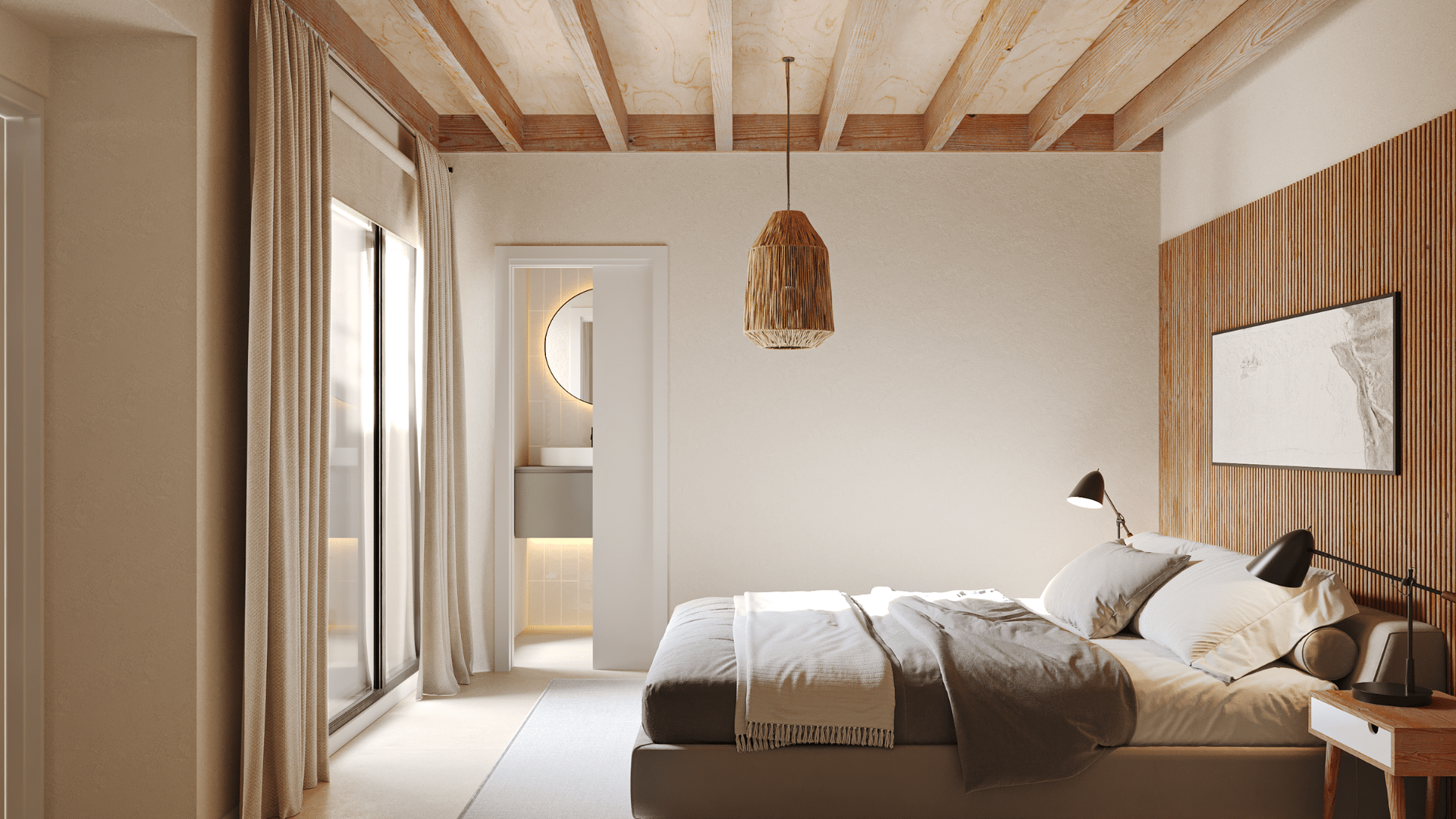 Exquisita casa-patio de nueva construcción en el barrio más pintoresco de Málaga