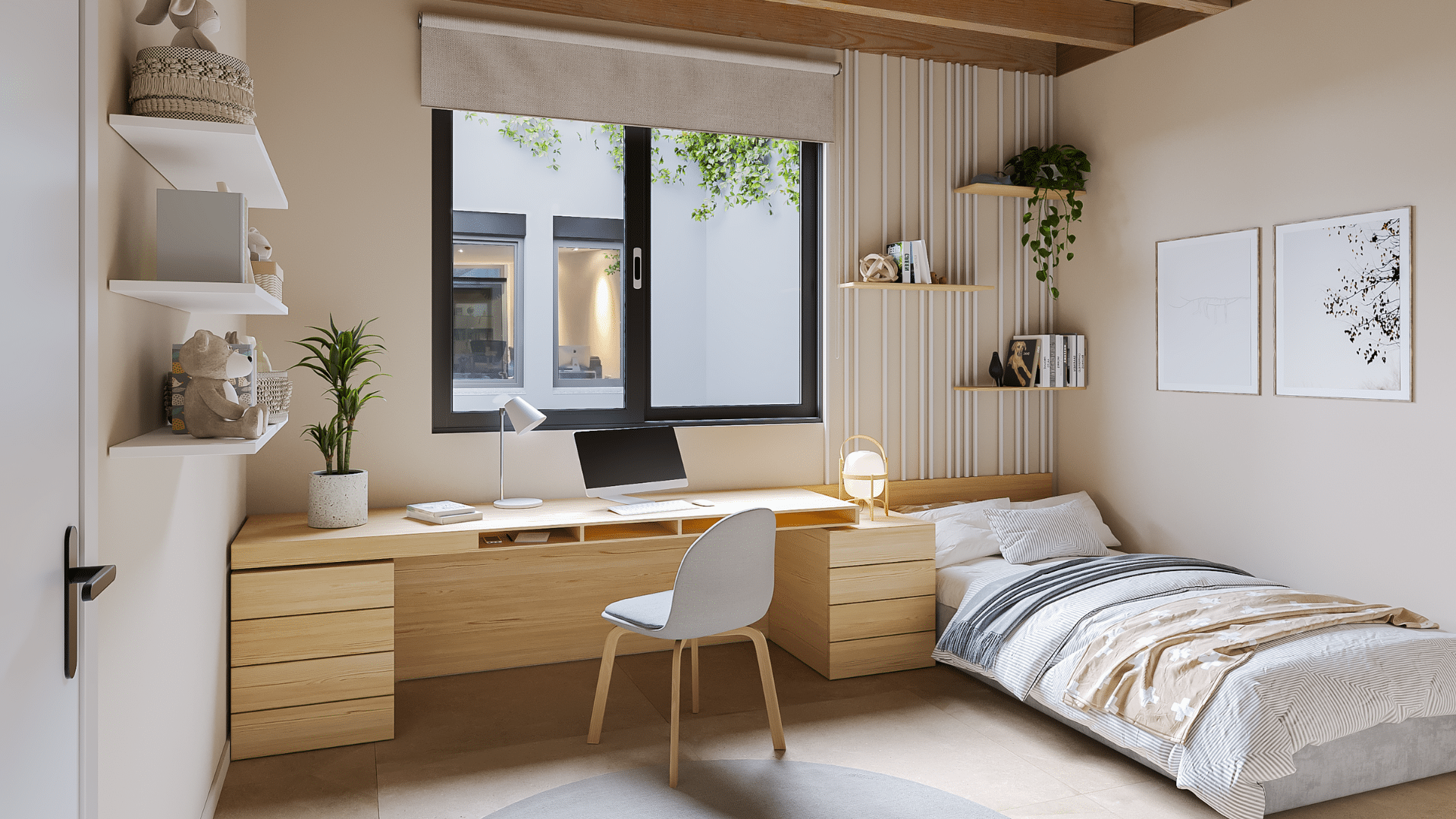 Exquisita casa-patio de nueva construcción en el barrio más pintoresco de Málaga