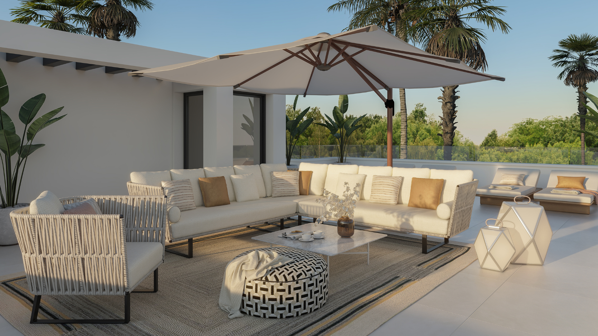 Espléndida villa con solárium en rooftop