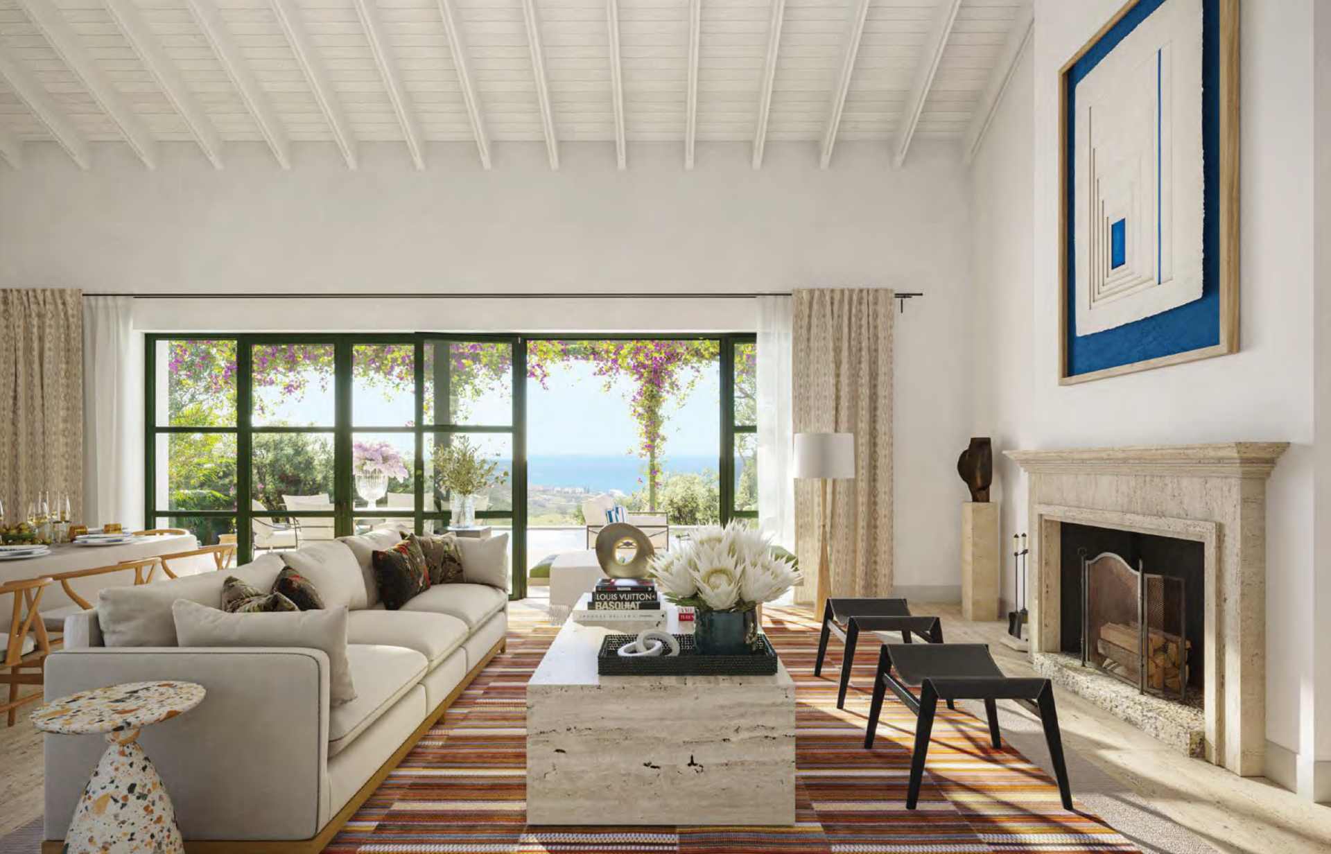 Authentic Andalusian spirit in this villa of magnificent panoramic villas in Finca Cortesin, Casares