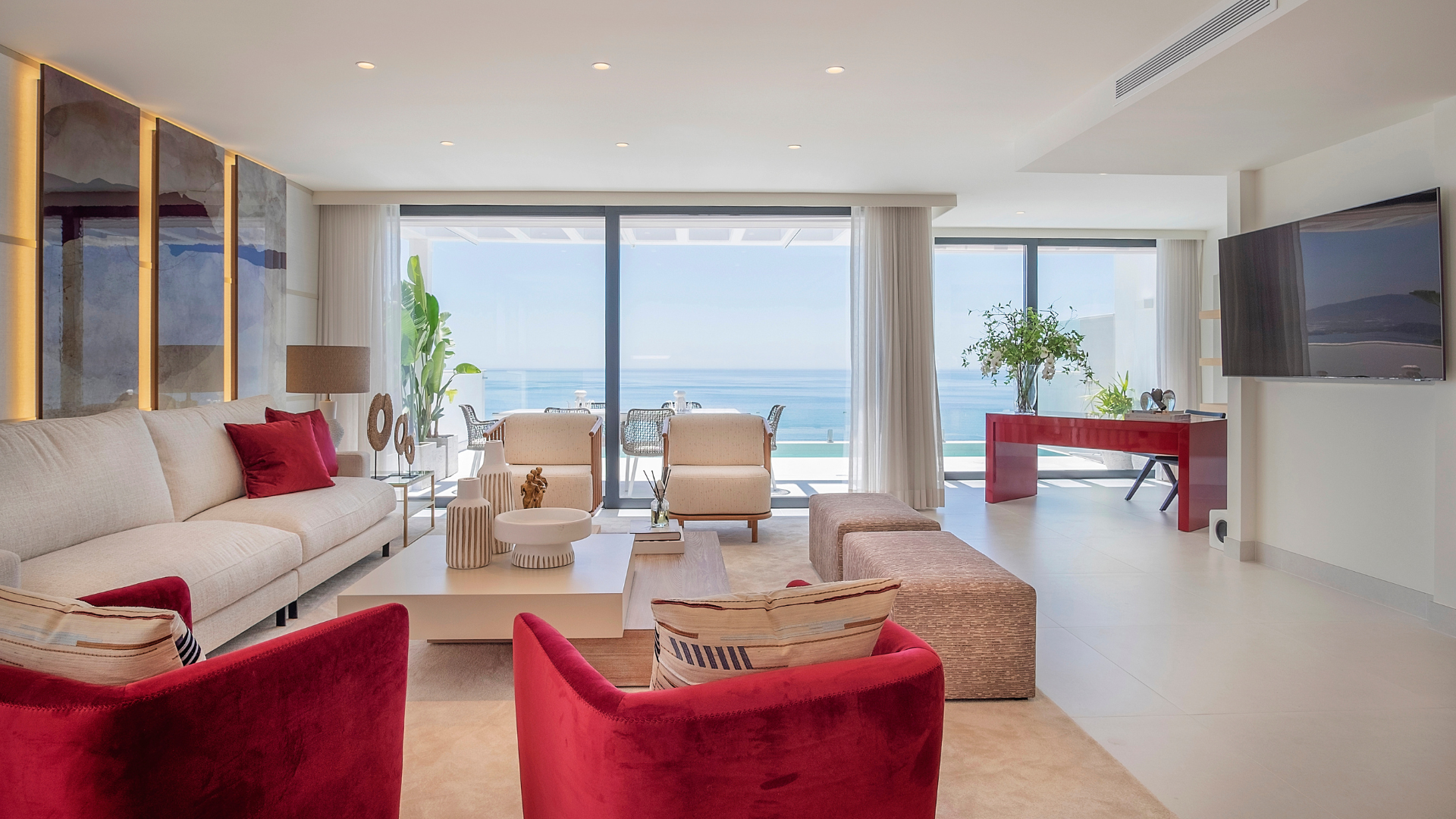 Sky villa con espectaculares vistas al mar