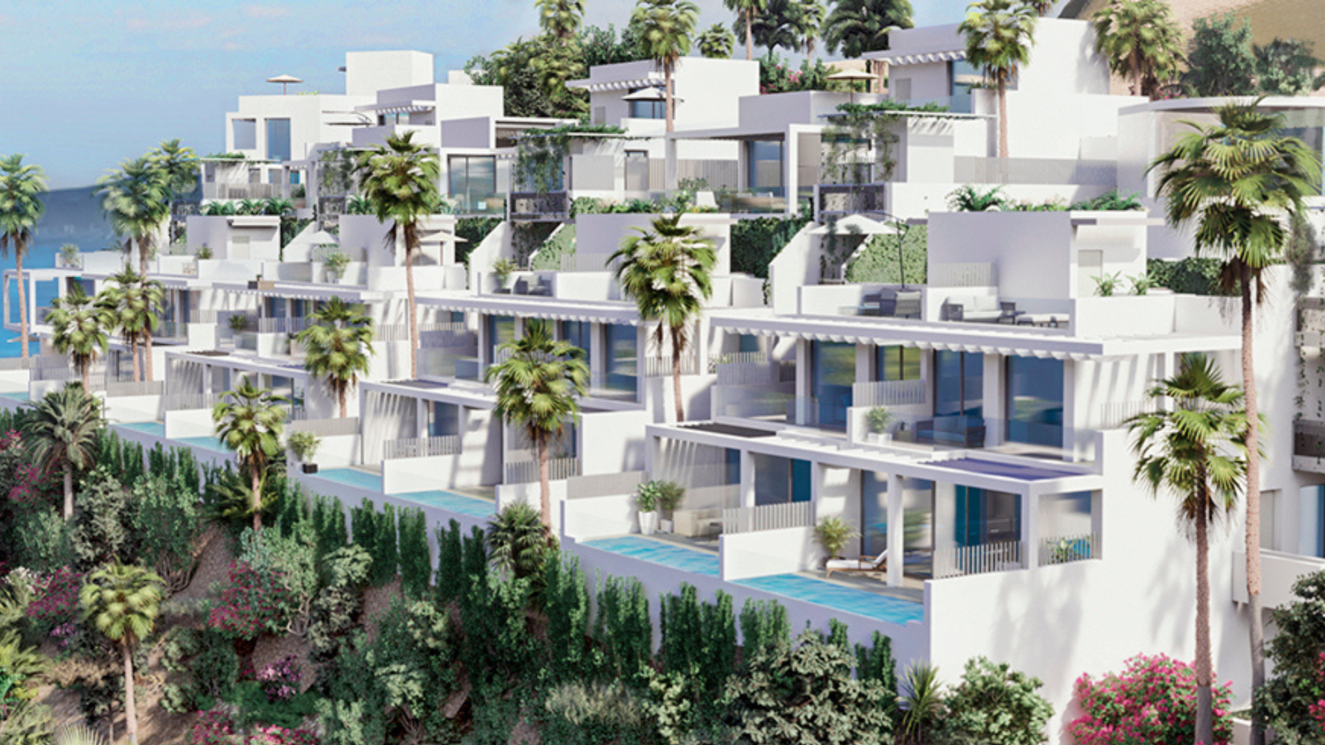 Sky villa con espectaculares vistas al mar