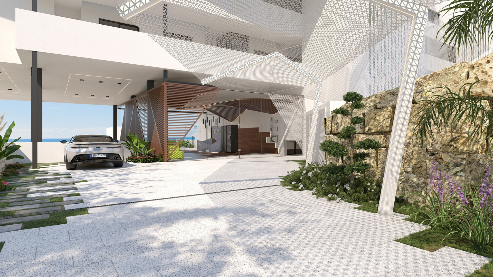 Penthouse with swimming pool and sea views in El Higuerón, Fuengirola