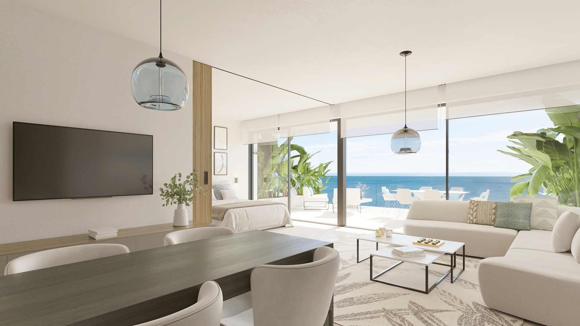 Exclusive penthouse with sea views in El Higuerón area