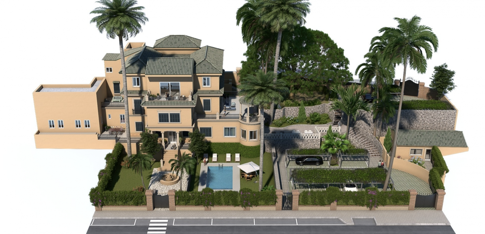 Dúplex en palacete señorial con vistas al mar y piscina comunitaria en El Limonar