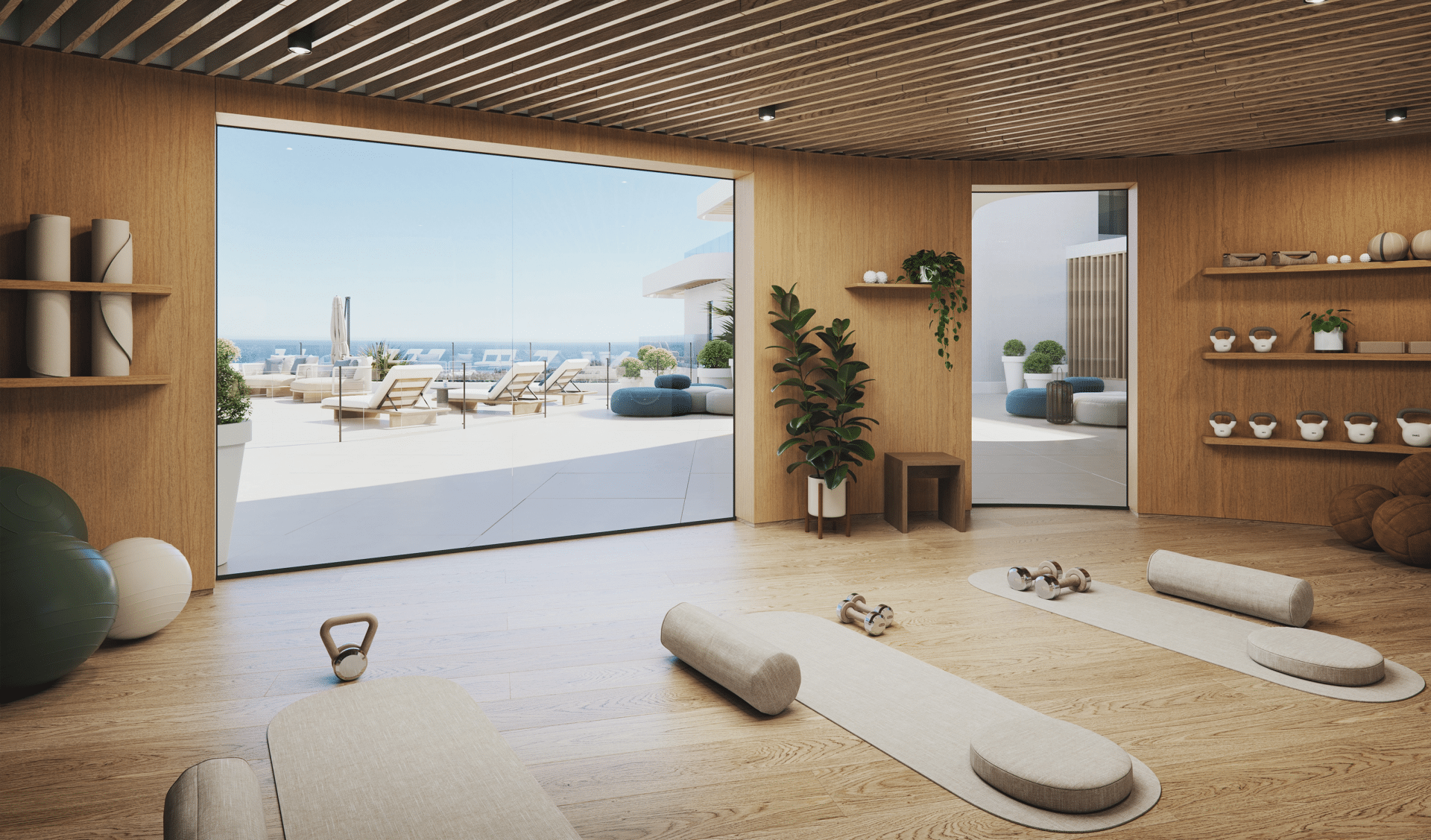 Apartamento exclusivo con impresionantes vistas al golf y al mar en Mijas, Málaga