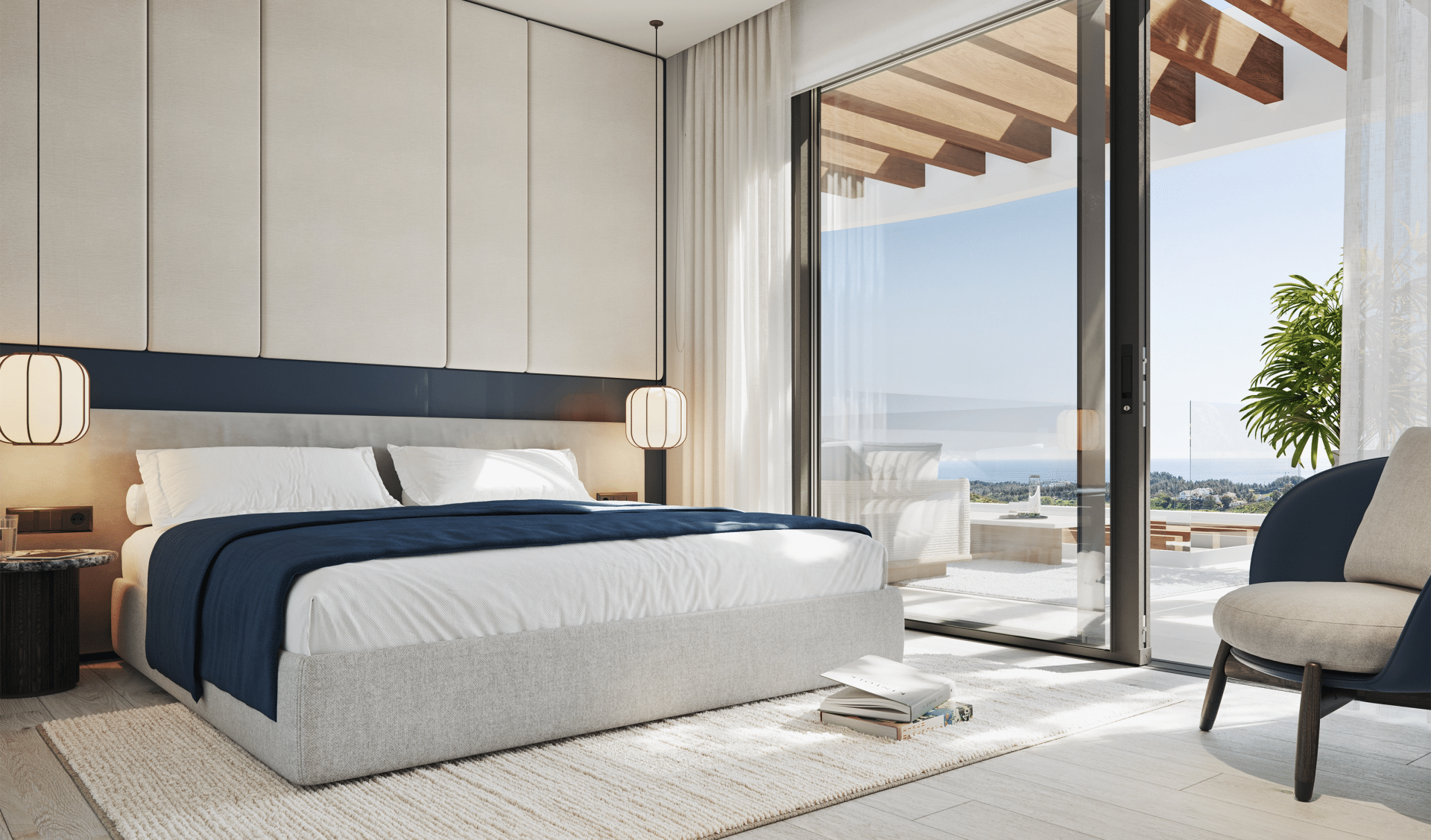 Apartamento exclusivo con impresionantes vistas al golf y al mar en Mijas, Málaga