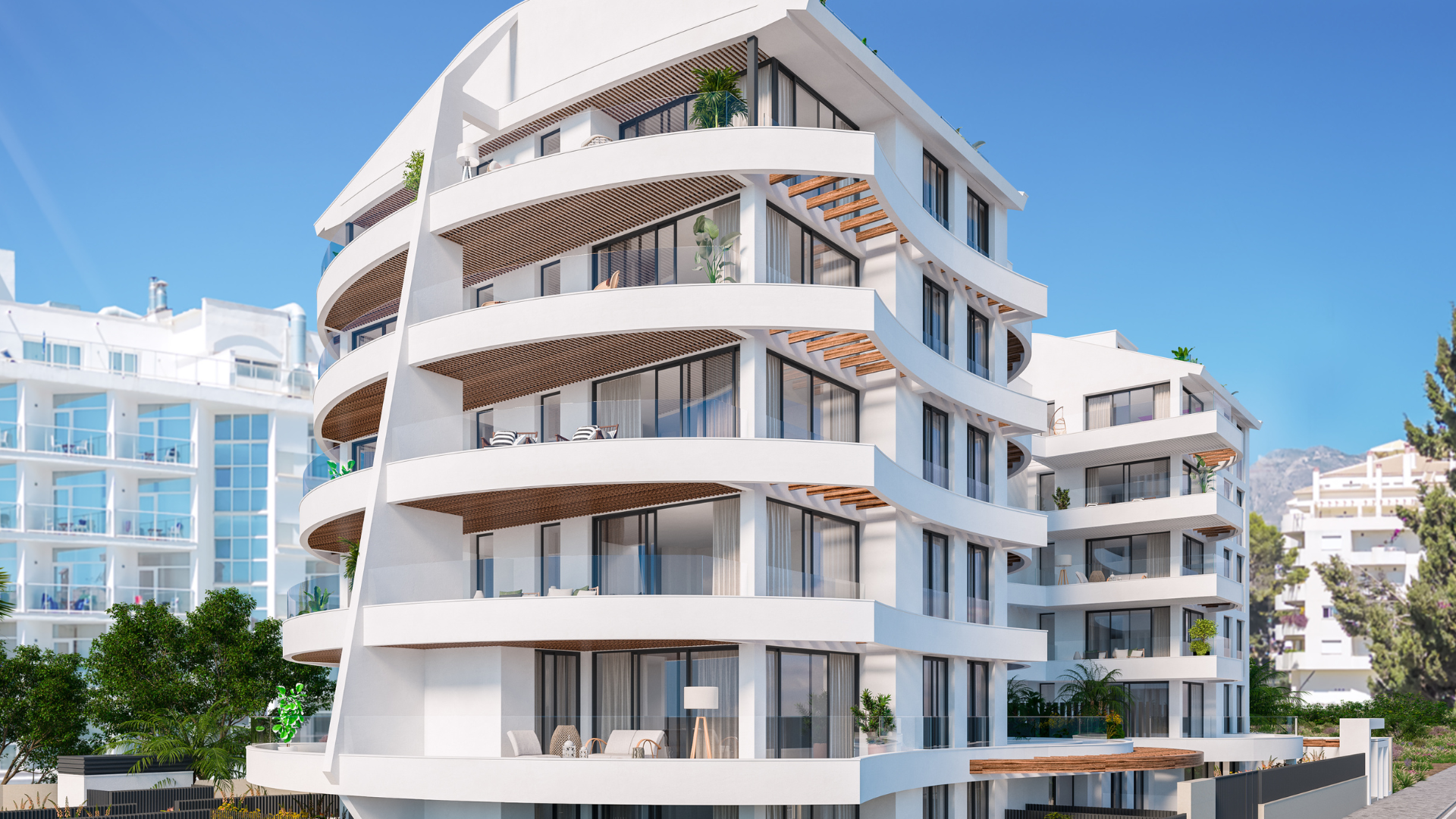 Modern penthouse with front sea views next to Puerto Marina, Benalmadena, Málaga