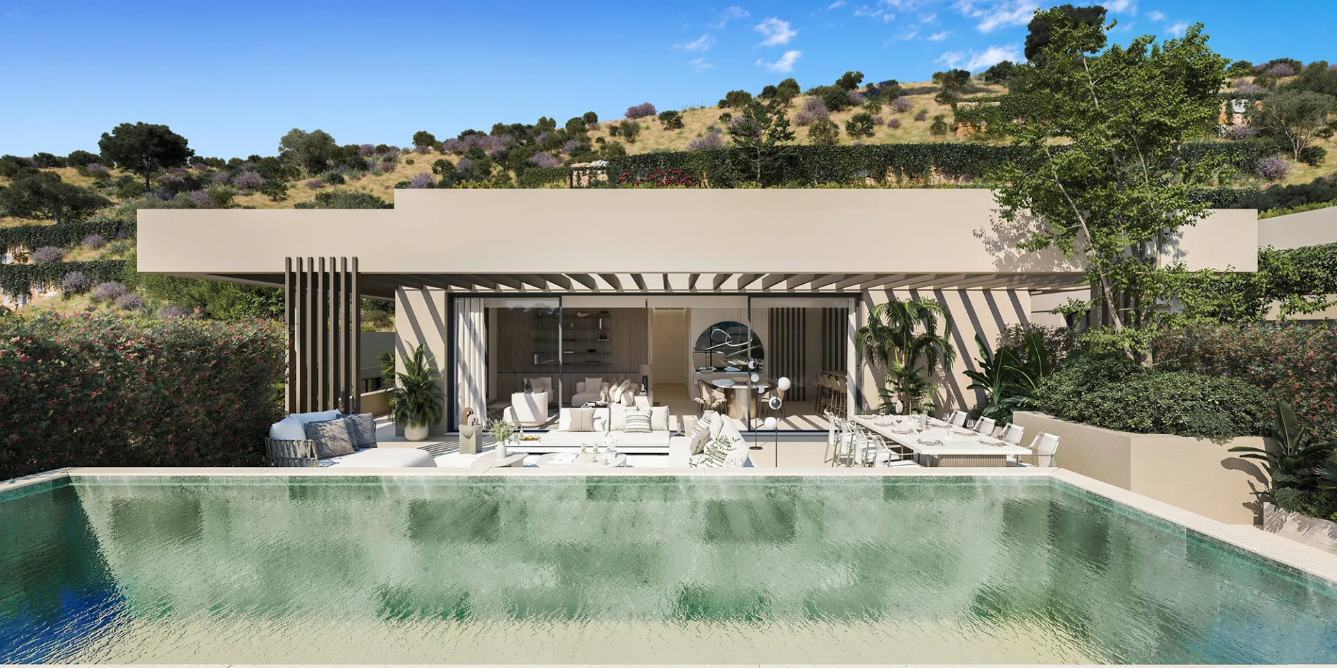 Sky villa penthouse con vistas inmejorables en Benahavís