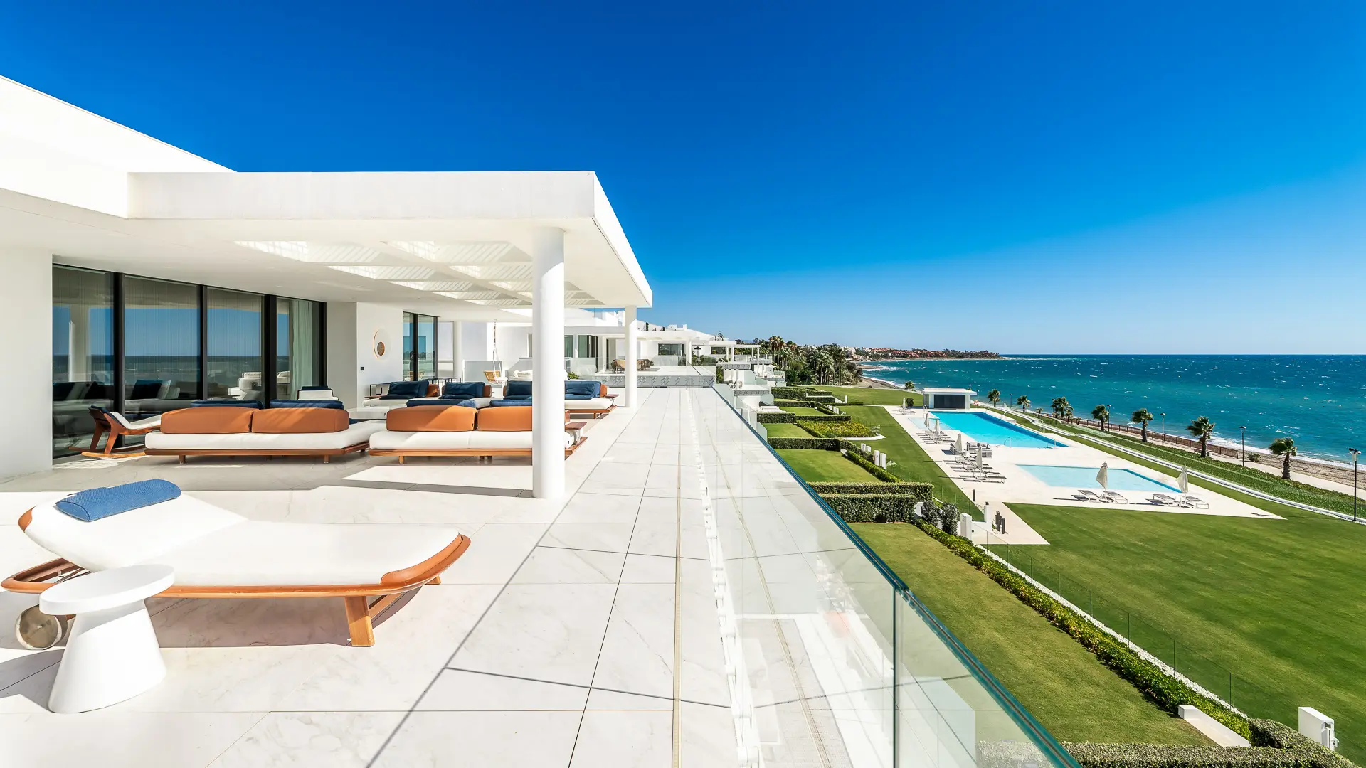 Contemporary beachfront residence on the New Golden Mile in Estepona