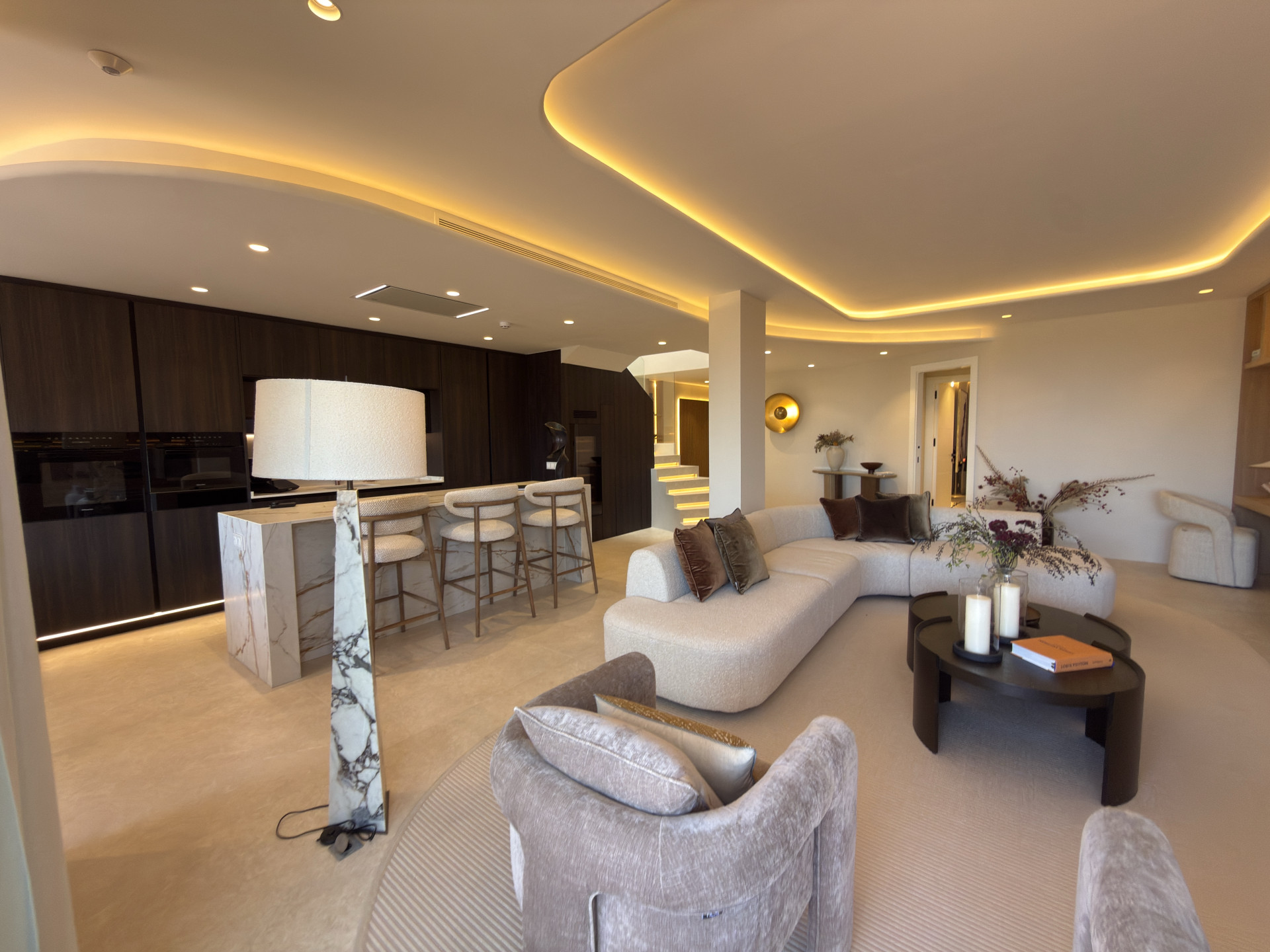 Spectacular Beachfront Duplex Penthouse in Torre Bermeja, Estepona