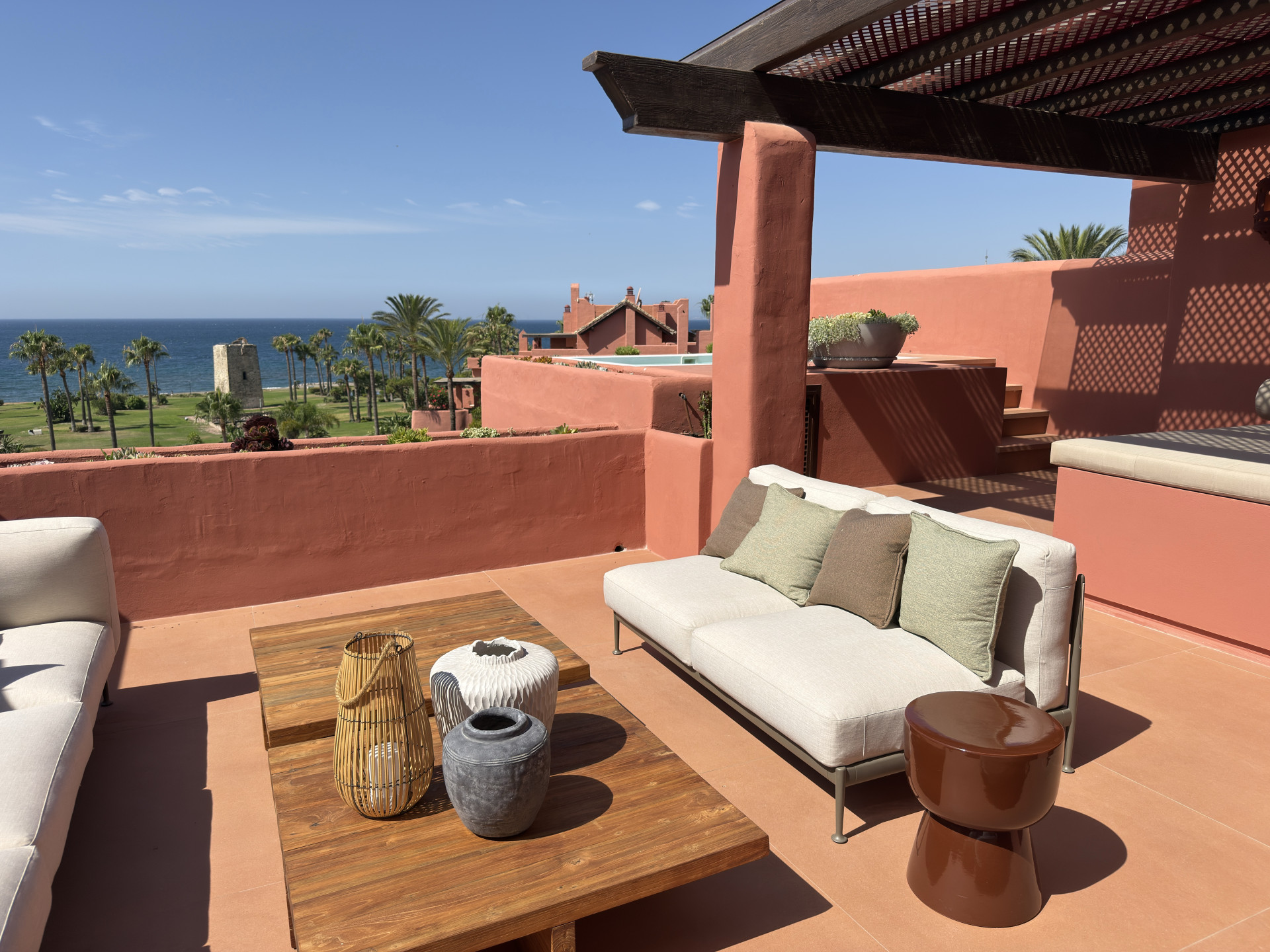 Spectacular Beachfront Duplex Penthouse in Torre Bermeja, Estepona