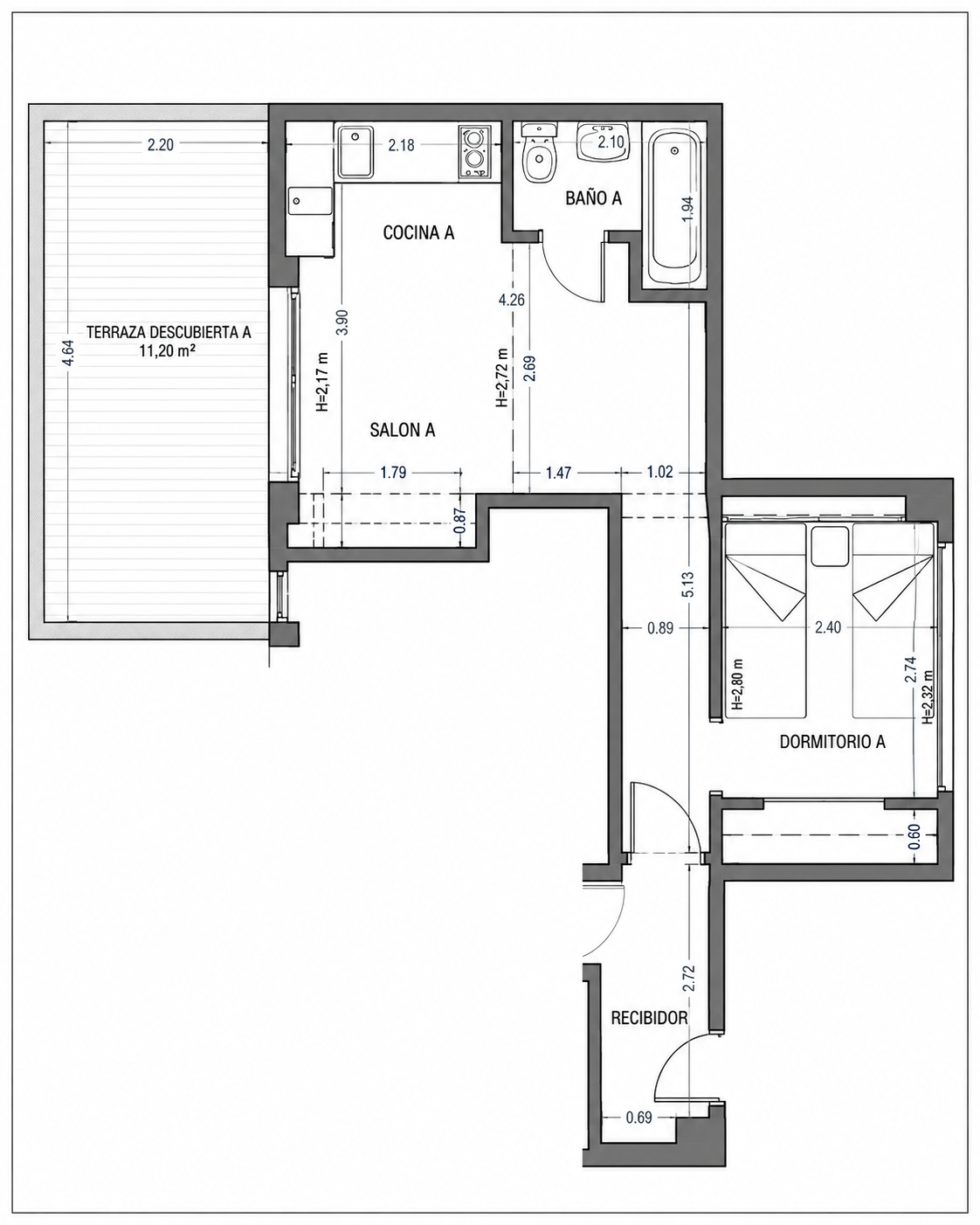 JA668 - Apartment zum verkauf in Xàbia