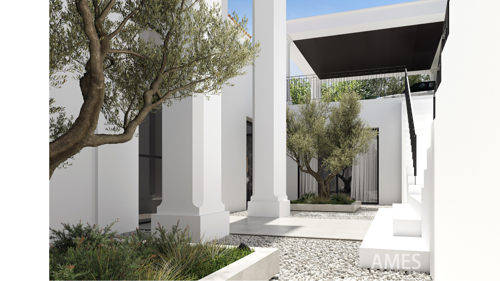 Exquisite andalusisch-moderne Villa mit Panoramablick auf das Meer in Benahavis — Foto 21