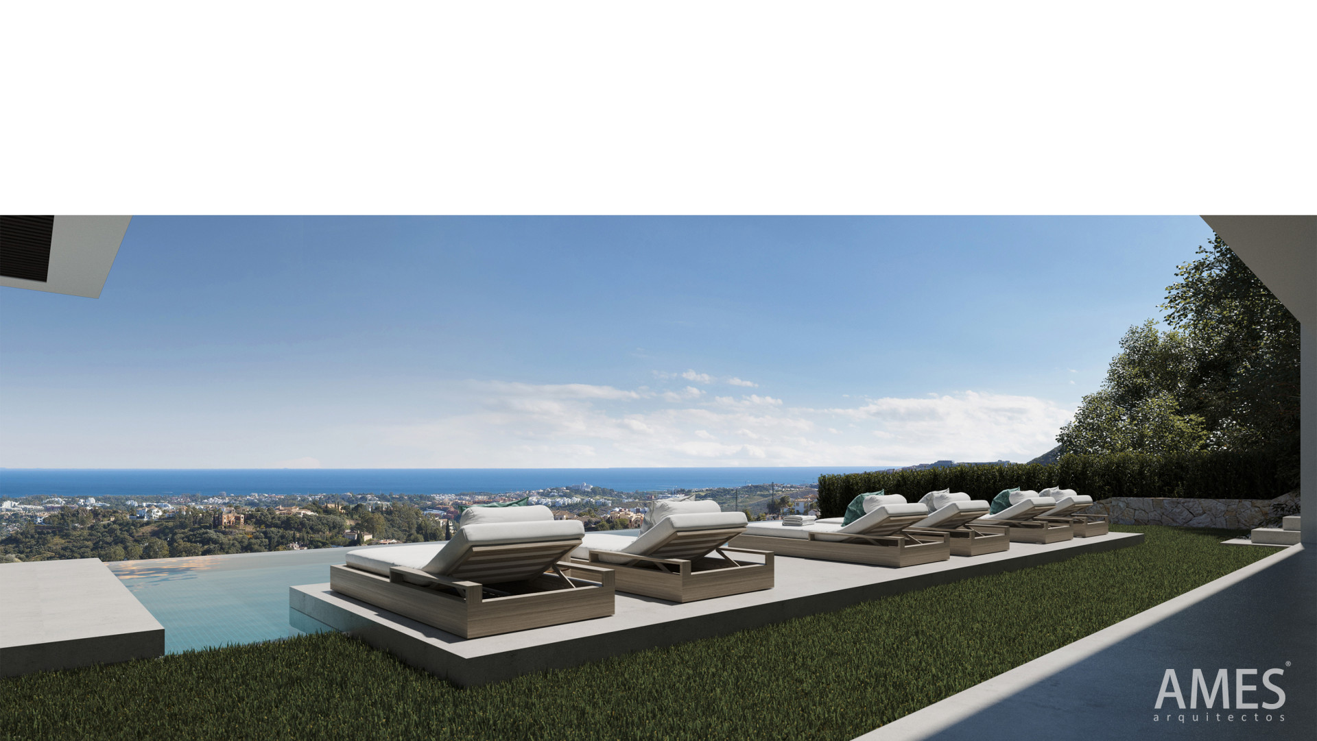 Exquisite andalusisch-moderne Villa mit Panoramablick auf das Meer in Benahavis — Foto 17