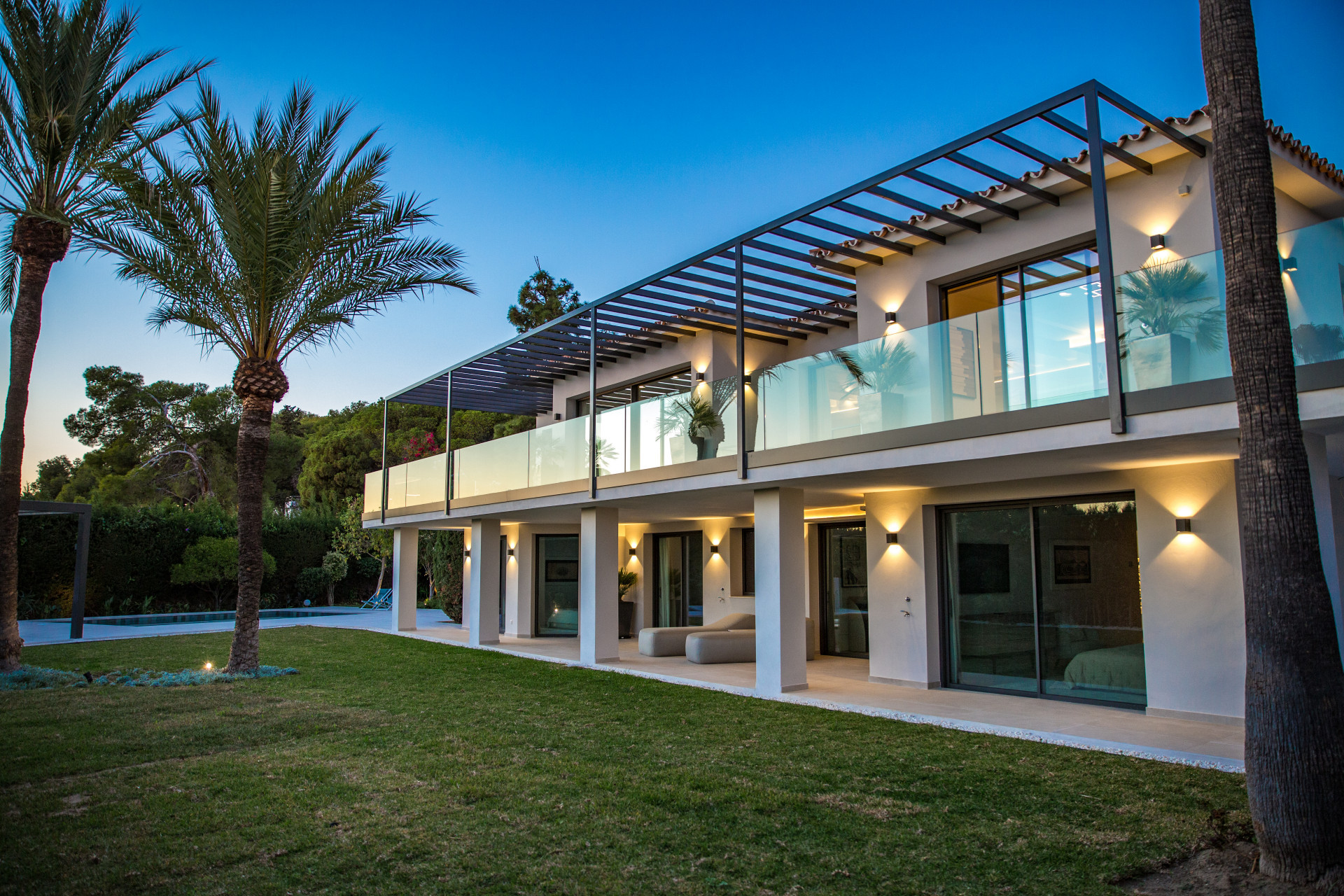 Atemberaubende Villa in Rocio de Nagüeles mit Meerblick und Sonnenuntergang Ansichten — Foto 18