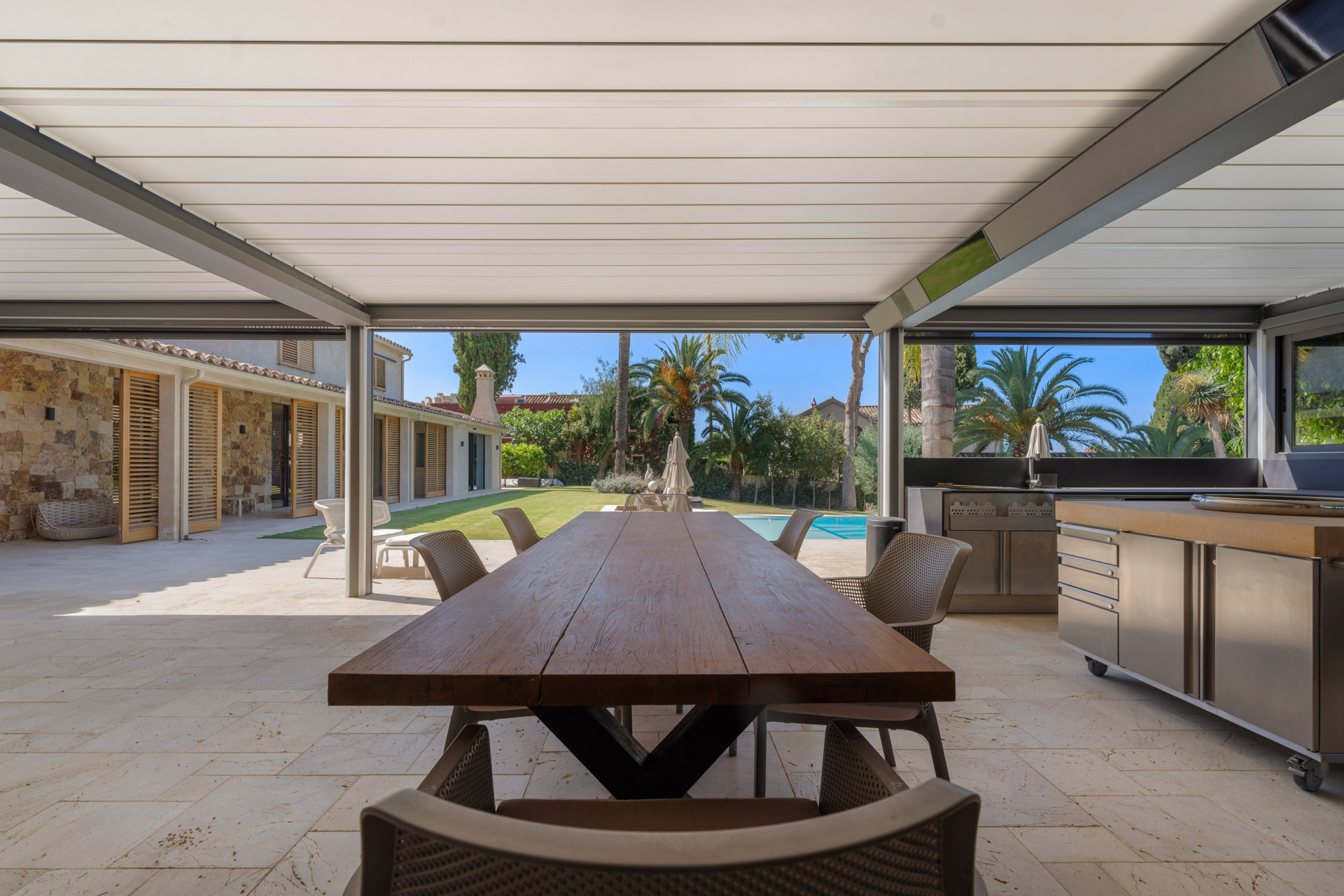 Luxus Villa Ibiza-Style mit Panoramablick in Marbella — Foto 31