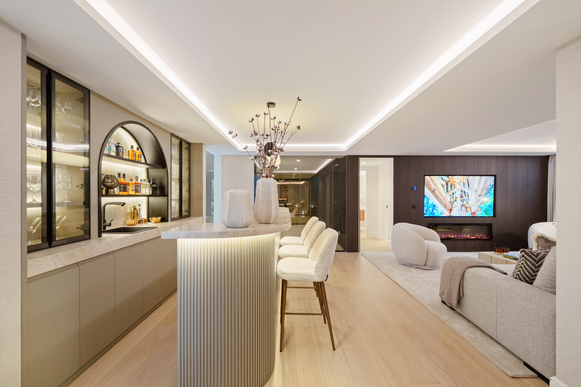 Prachtige moderne mediterrane villa met uitzicht op zee in La Quinta, Benahavis — foto 26