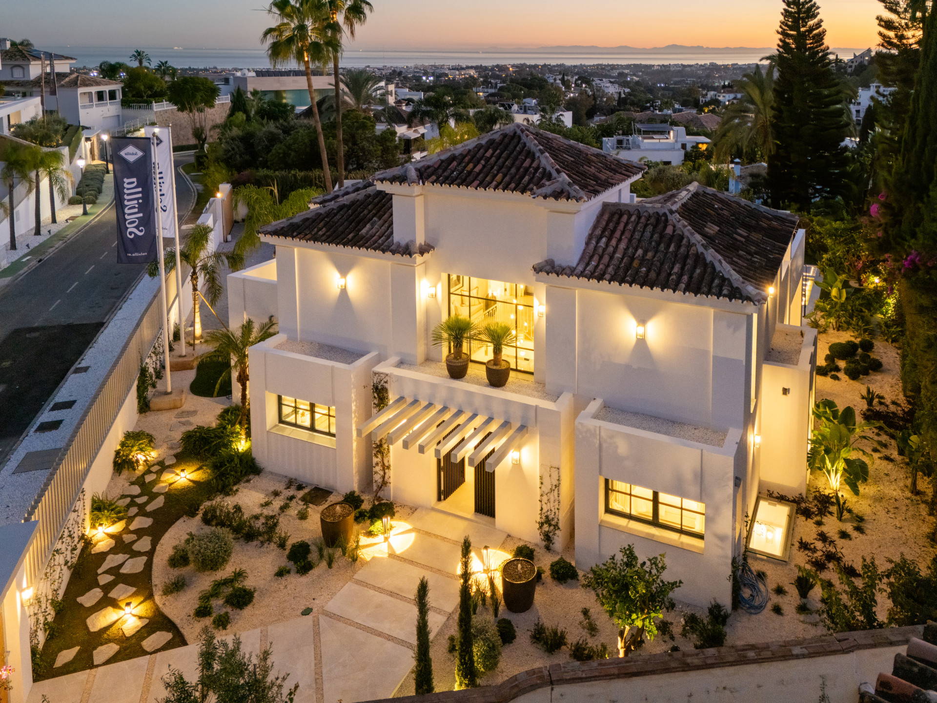 Prachtige moderne mediterrane villa met uitzicht op zee in La Quinta, Benahavis — foto 46