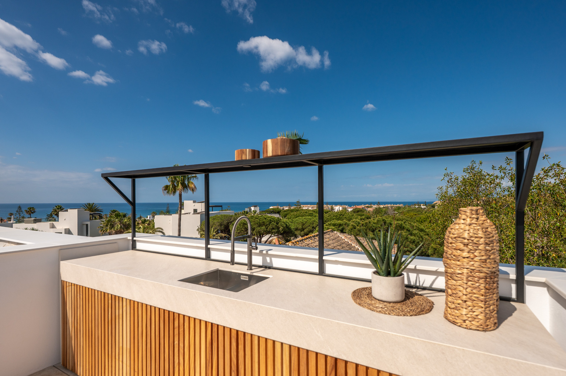 Luxe villa op het zuiden in Marbesa met uitzicht op zee, privé zwembad, sauna en panoramisch uitzicht op zee — foto 43