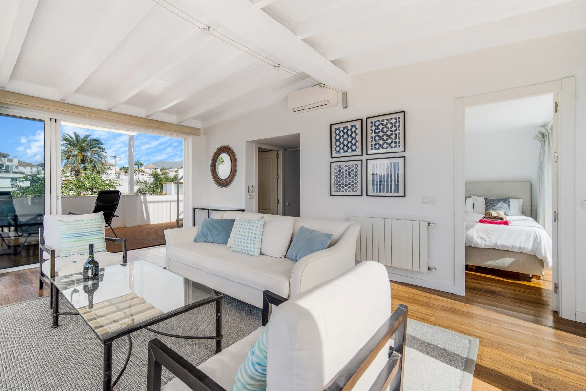 Strandvilla mit Panoramablick auf das Meer in Marbellama mit touristischer Lizenz — Foto 14