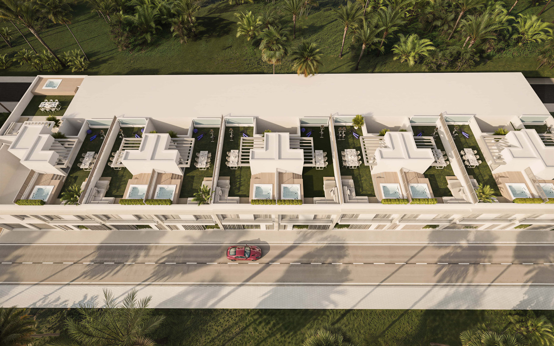 Luxury off plan town house with private garden, solarium and terraces in San Pedro de Alcántara — photo 23