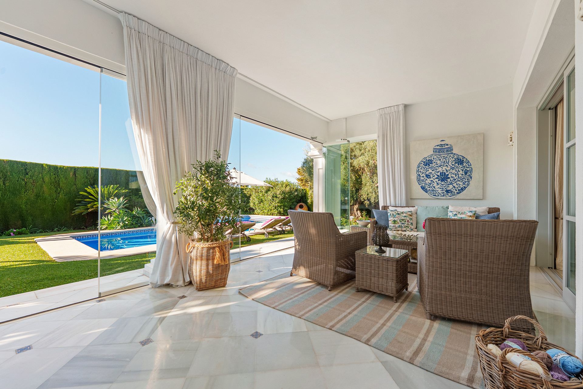 Charmante mediterrane Villa mit Meerblick in Sierra Blanca, Marbella Goldene Meile — Foto 20
