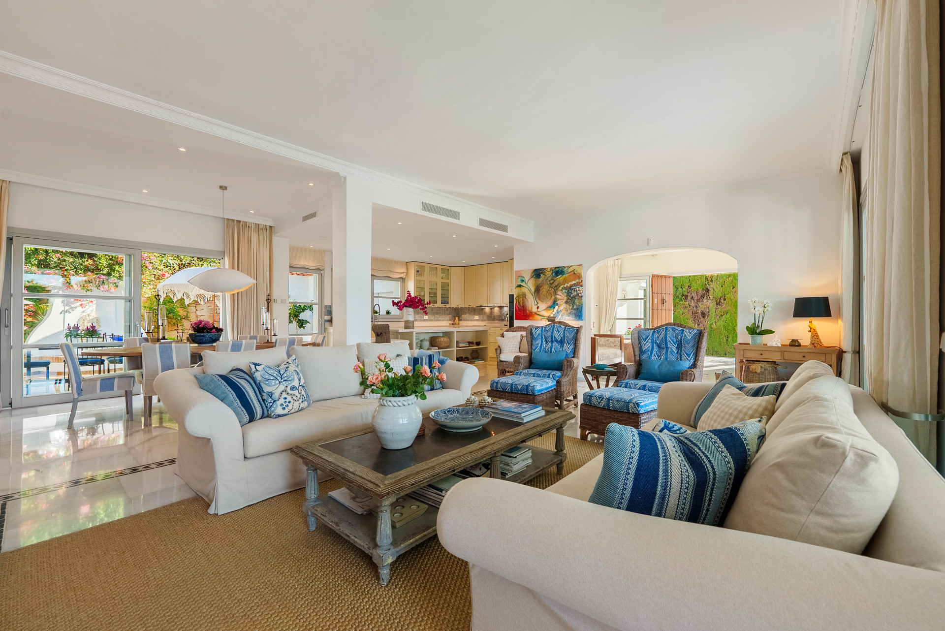 Charmante mediterrane Villa mit Meerblick in Sierra Blanca, Marbella Goldene Meile — Foto 5
