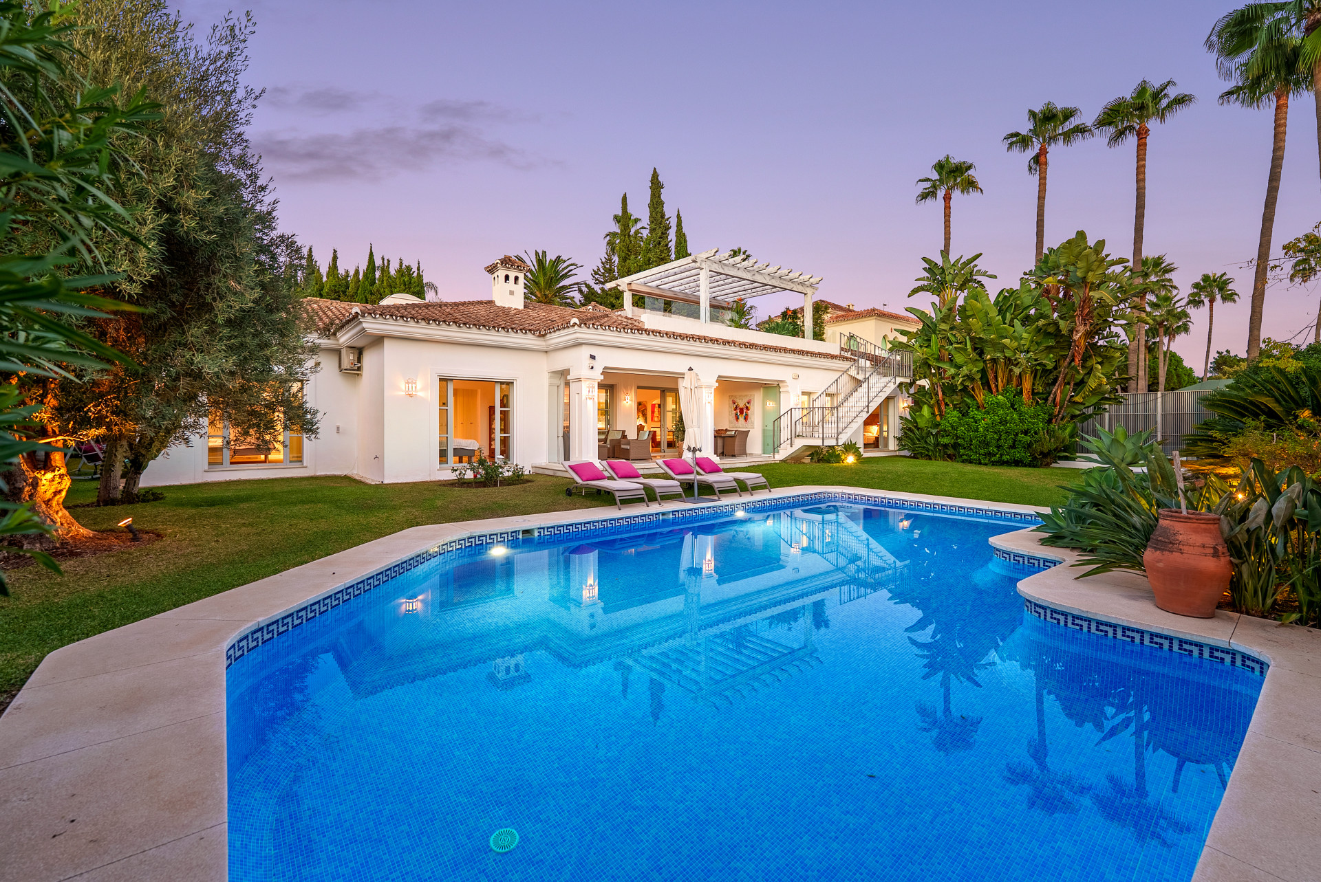 Charmante mediterrane Villa mit Meerblick in Sierra Blanca, Marbella Goldene Meile — Foto 32