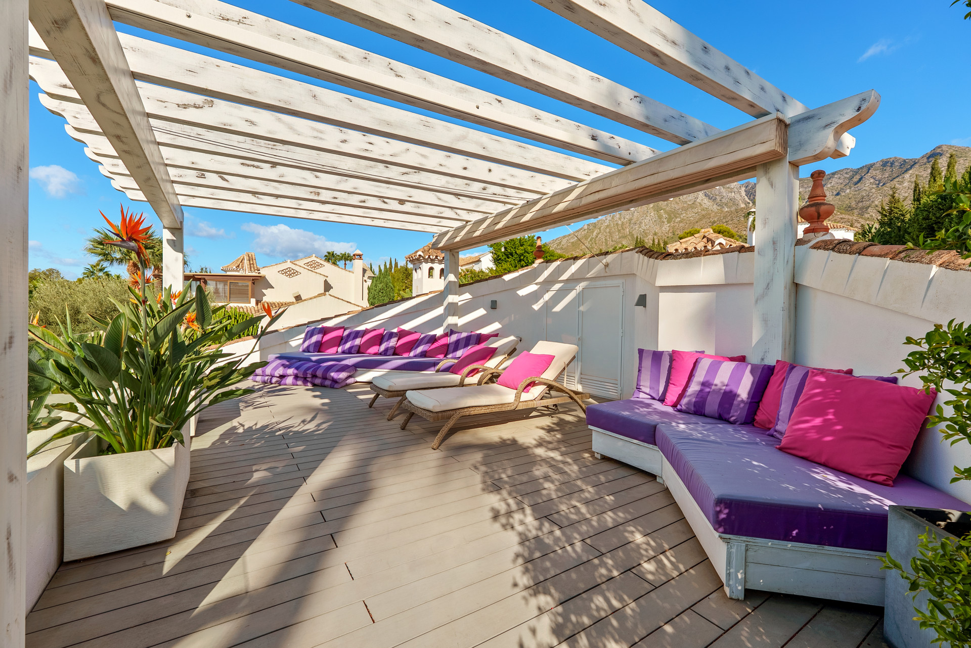 Charmante mediterrane Villa mit Meerblick in Sierra Blanca, Marbella Goldene Meile — Foto 24