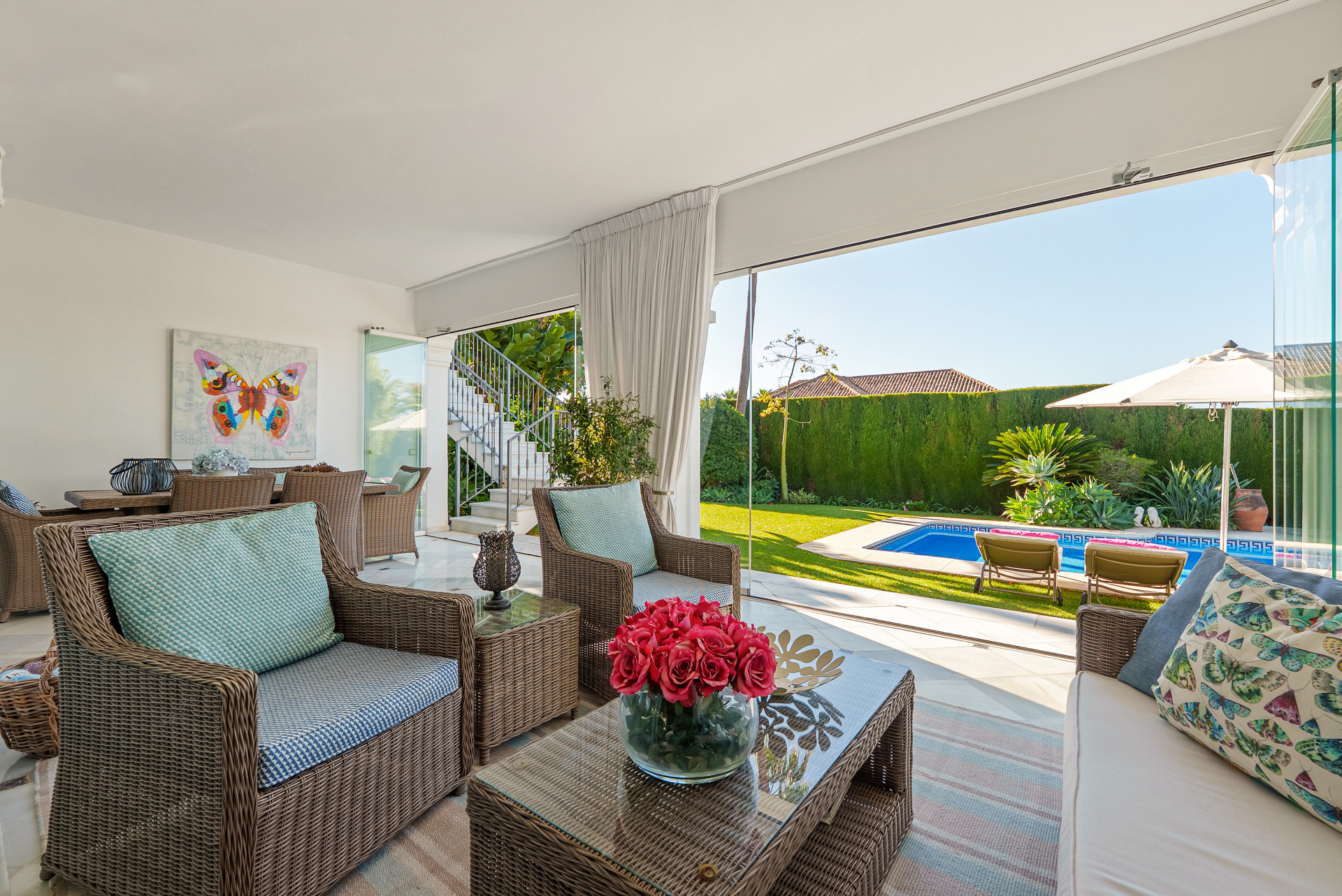 Charmante mediterrane Villa mit Meerblick in Sierra Blanca, Marbella Goldene Meile — Foto 3