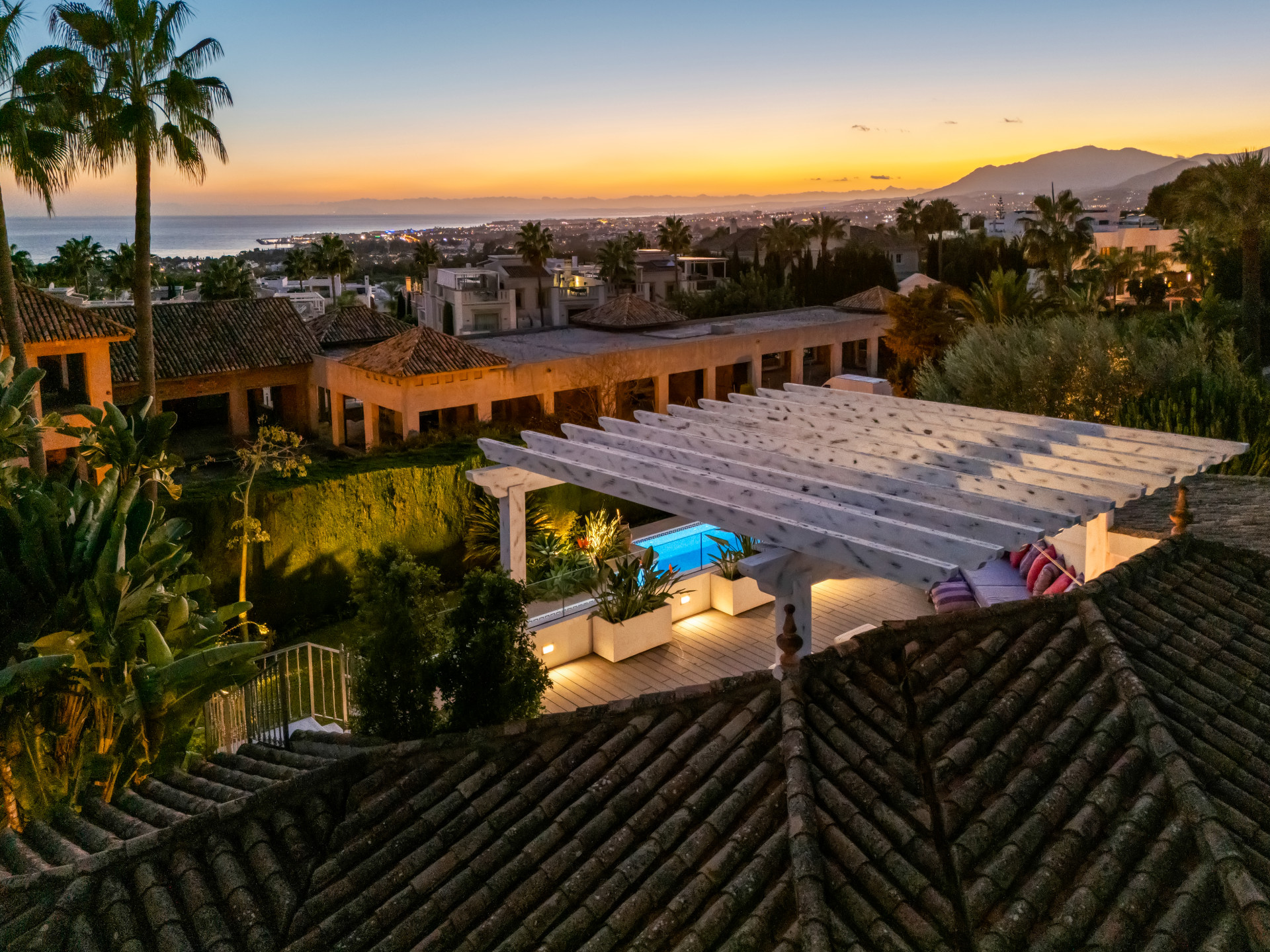 Charmante mediterrane Villa mit Meerblick in Sierra Blanca, Marbella Goldene Meile — Foto 1