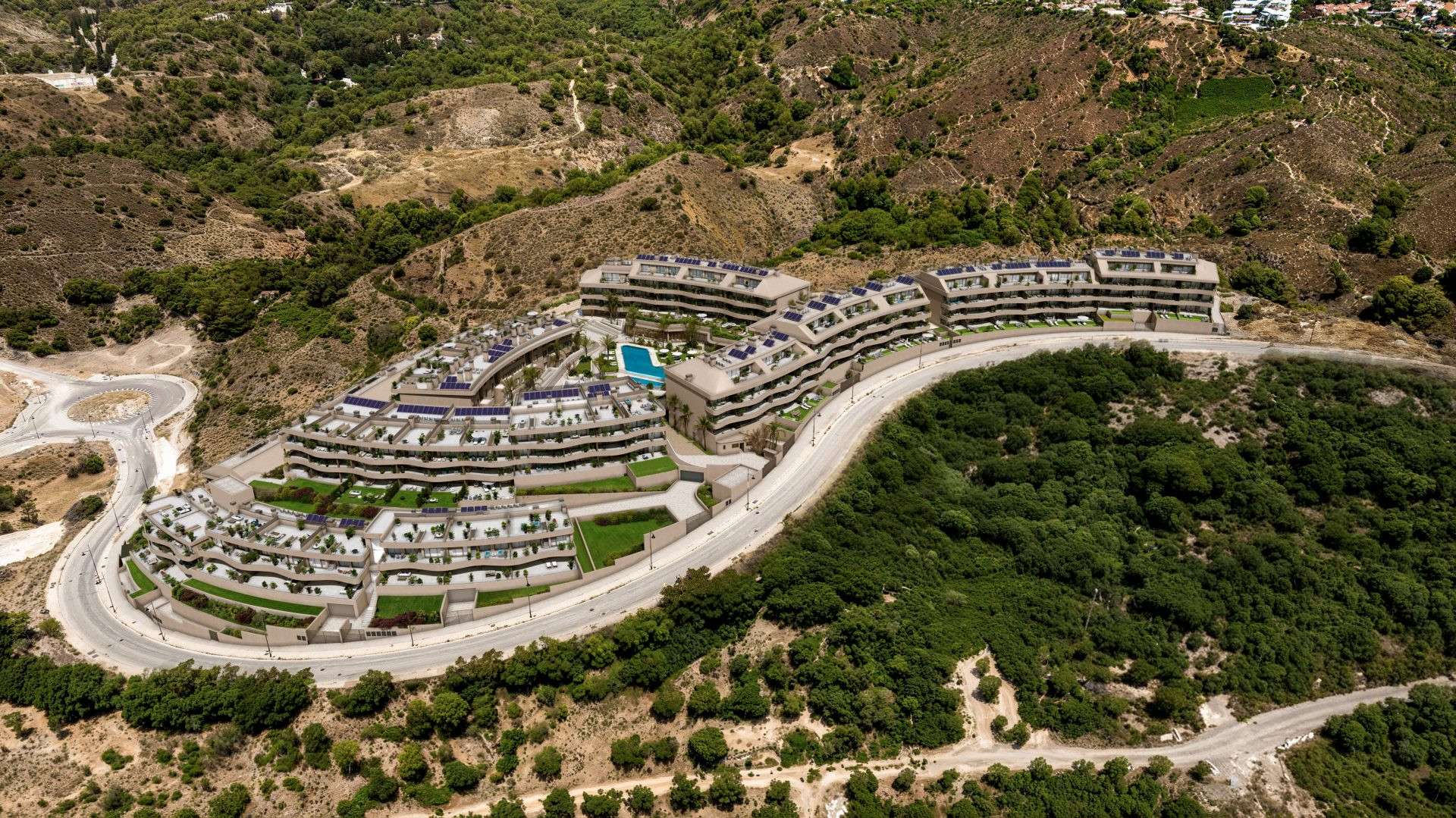 Apartamento de dos dormitorios con vistas panorámicas al mar y a la montaña en El Higueron, Fuengirola — foto 18