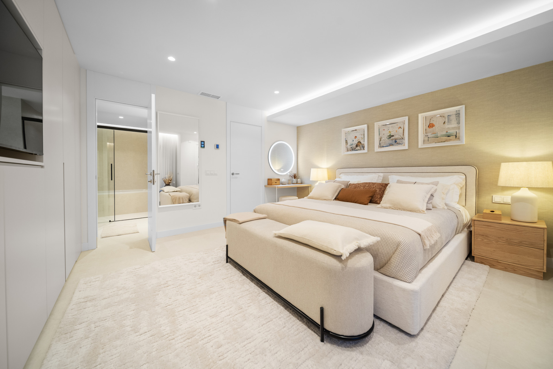 Turnkey Luxus 3-Schlafzimmer-Stadthaus in El Palmeral, Nueva Andalucia — Foto 33