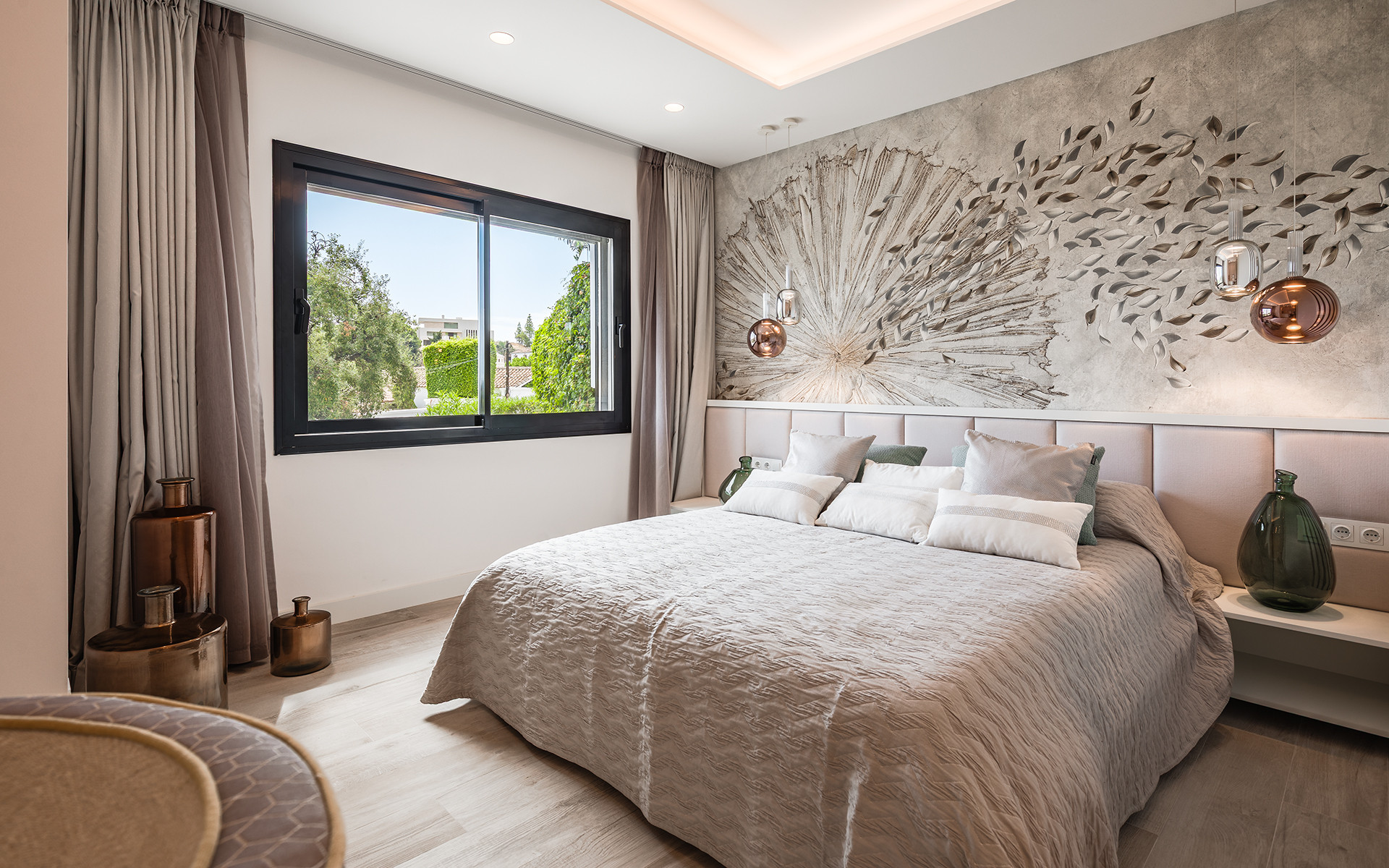 Villa reformada exquisita con casa de huéspedes y vistas panorámicas en El Madroñal, Benahavis — foto 25