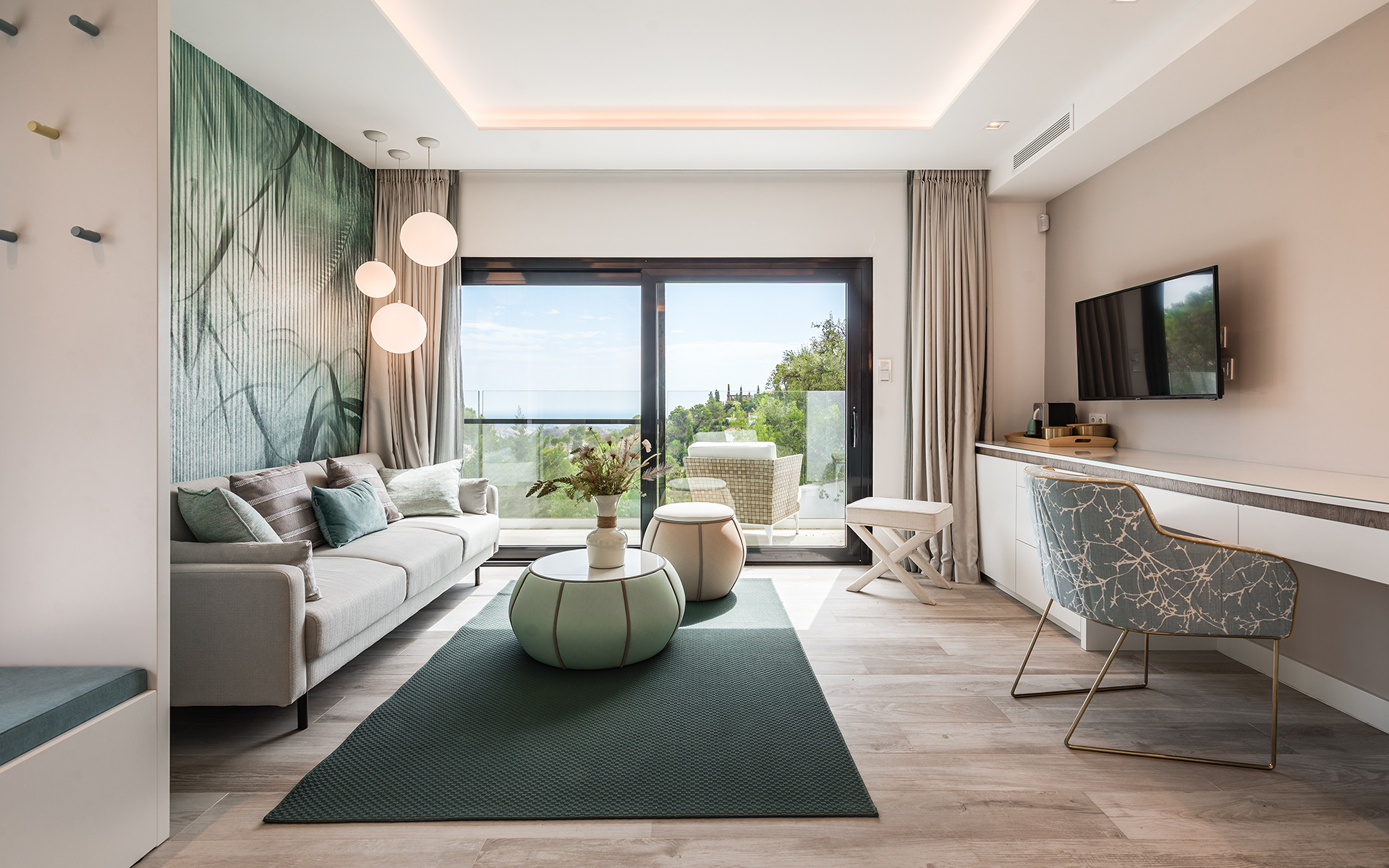 Villa reformada exquisita con casa de huéspedes y vistas panorámicas en El Madroñal, Benahavis — foto 22